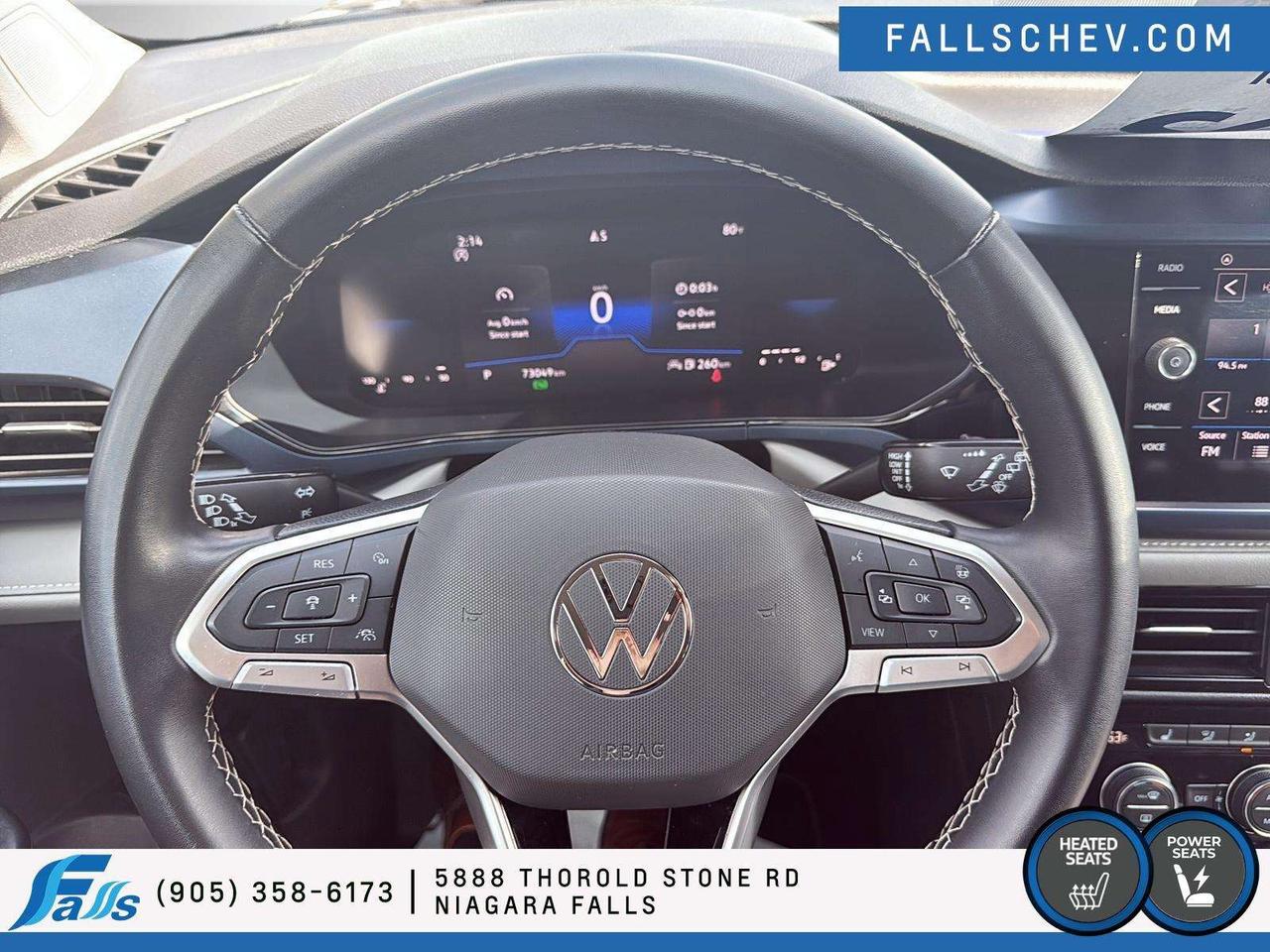 2024 Volkswagen Taos Comfortline RENTAL,H.SEATS,H.STEERING,P.SEAT Photo