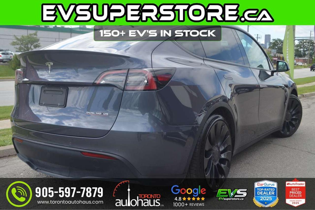 2022 Tesla Model Y PERFORMANCE I WHITE INT I  AT EVSUPERSTORE.CA Photo