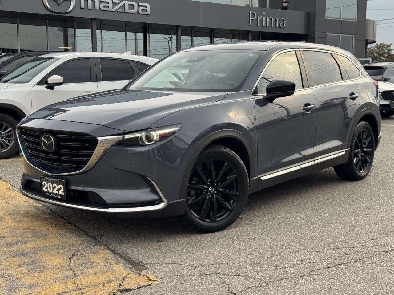 2022 Mazda CX-9 KURO AWD/ BOSE SOUND/ RED LEATHER INTERIOR/ 2.99% Photo0