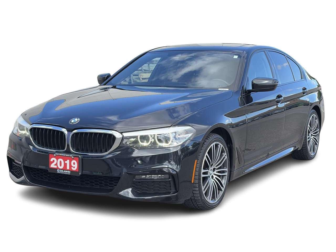2019 BMW 5 Series xDrive Sedan Power Moonroof   Blind Spot Monitorin Photo4