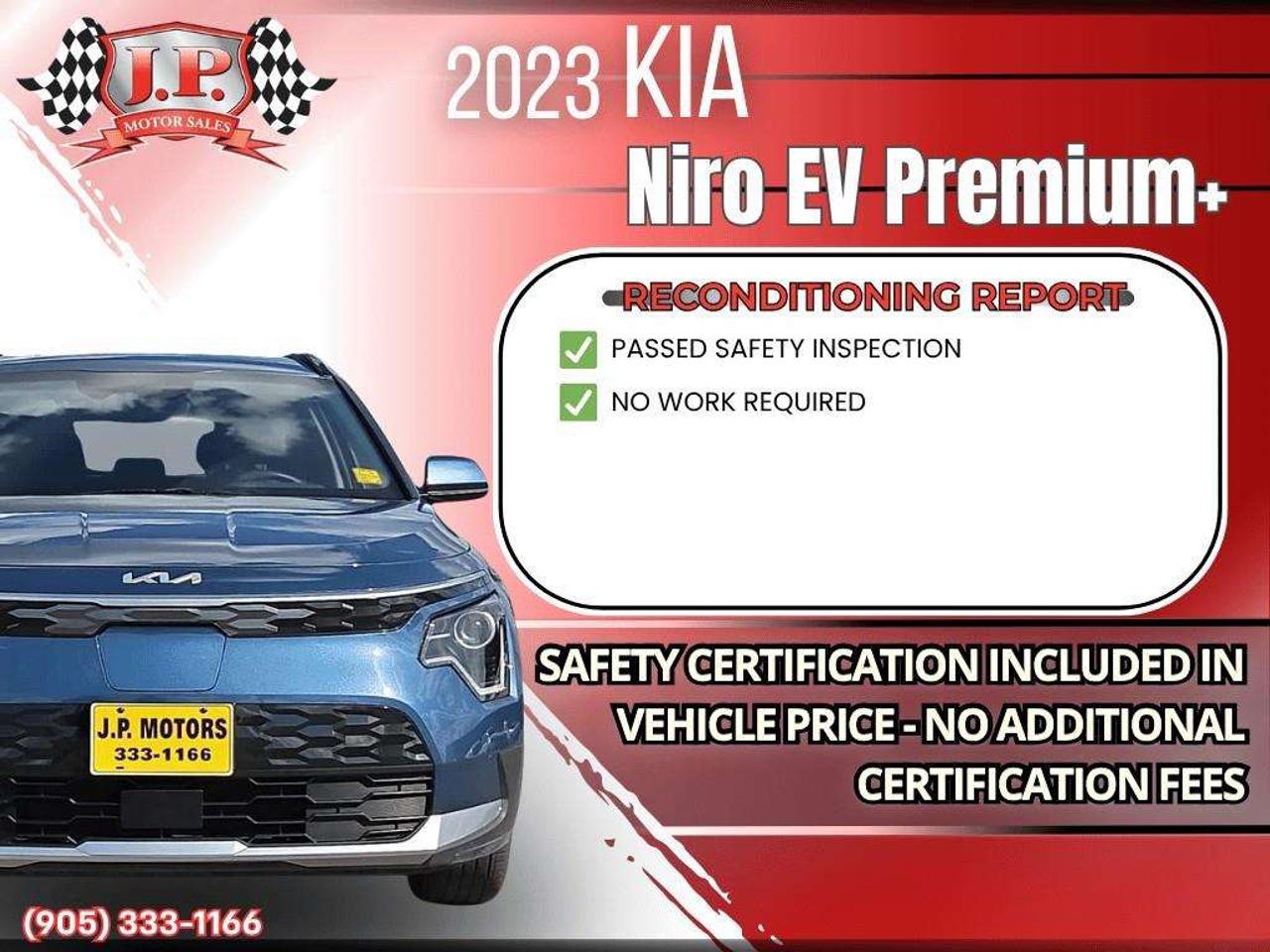 2023 Kia NIRO Premium+ Apple CarPlay & Android Auto • Navigation System • Heated Front Seats • Lane Assist • SiriusXM® Satellite Radio Photo2