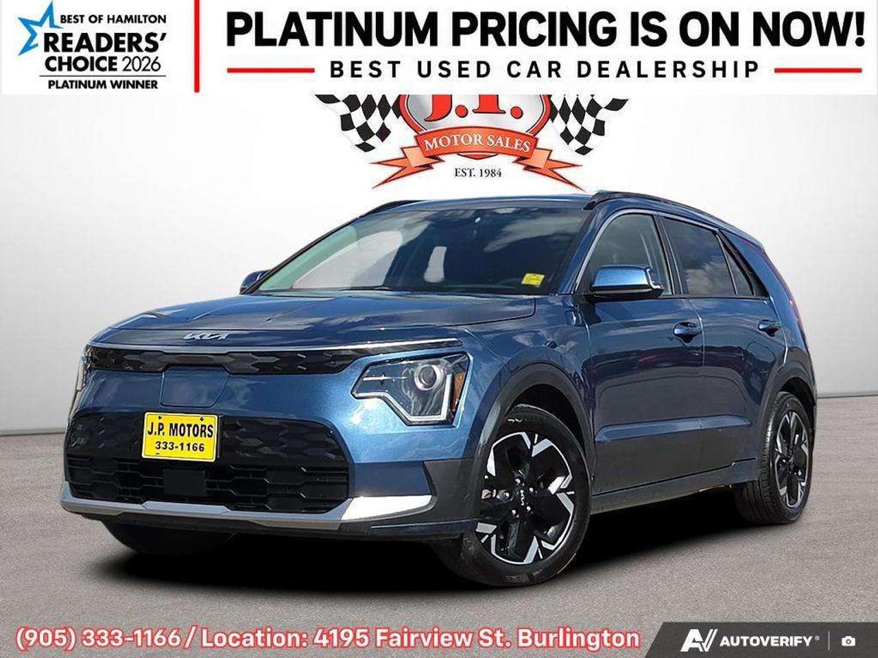 2023 Kia NIRO Premium+ Apple CarPlay & Android Auto • Navigation System • Heated Front Seats • Lane Assist • SiriusXM® Satellite Radio Photo0