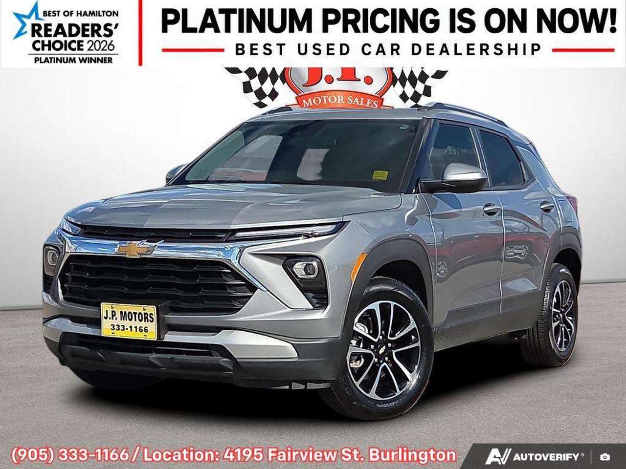 2025 Chevrolet TrailBlazer LT Apple CarPlay & Android Auto • Remote Start System • Built-In Wi-Fi Hotspot • Heated Front Seats • Lane Assist • Rear Photo0