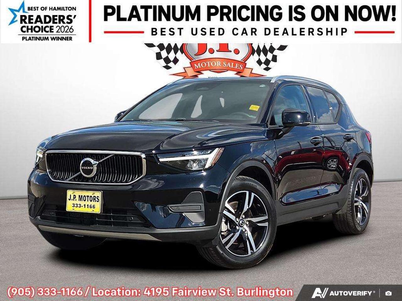 2023 Volvo XC40 B5 Core Apple CarPlay & Android Auto • Heated Front Seats • Lane Assist • Power Driver Seat • Rear Parking Sensors • Siri Photo0