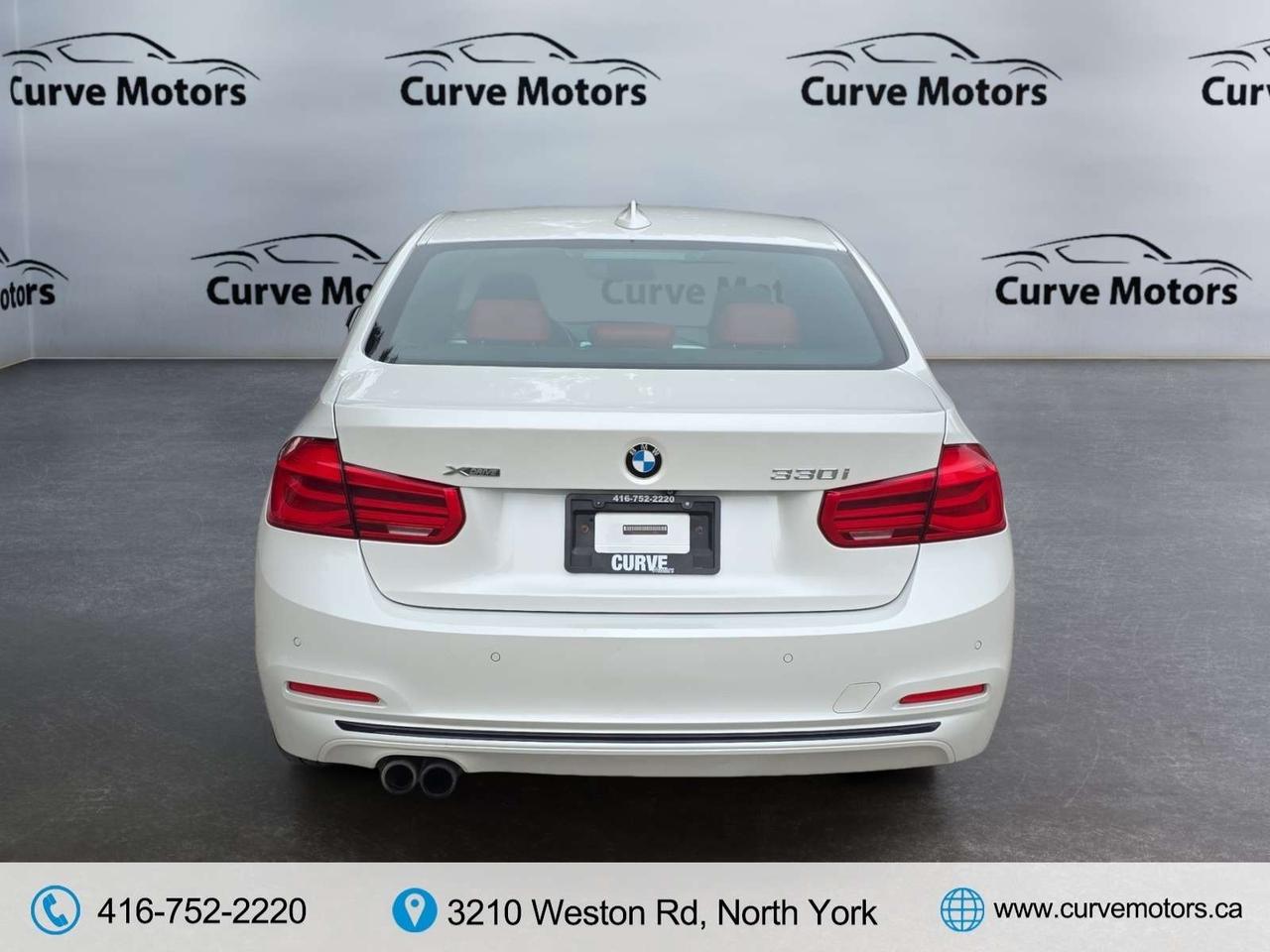 2017 BMW 3 Series 330i xDrive * NO ACCIDENTS / RED INTERIOR / NAVI /CAM /ROOF / LED LIGHTS Photo