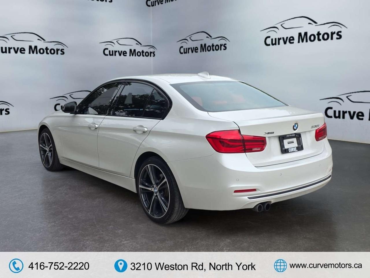 2017 BMW 3 Series 330i xDrive * NO ACCIDENTS / RED INTERIOR / NAVI /CAM /ROOF / LED LIGHTS Photo
