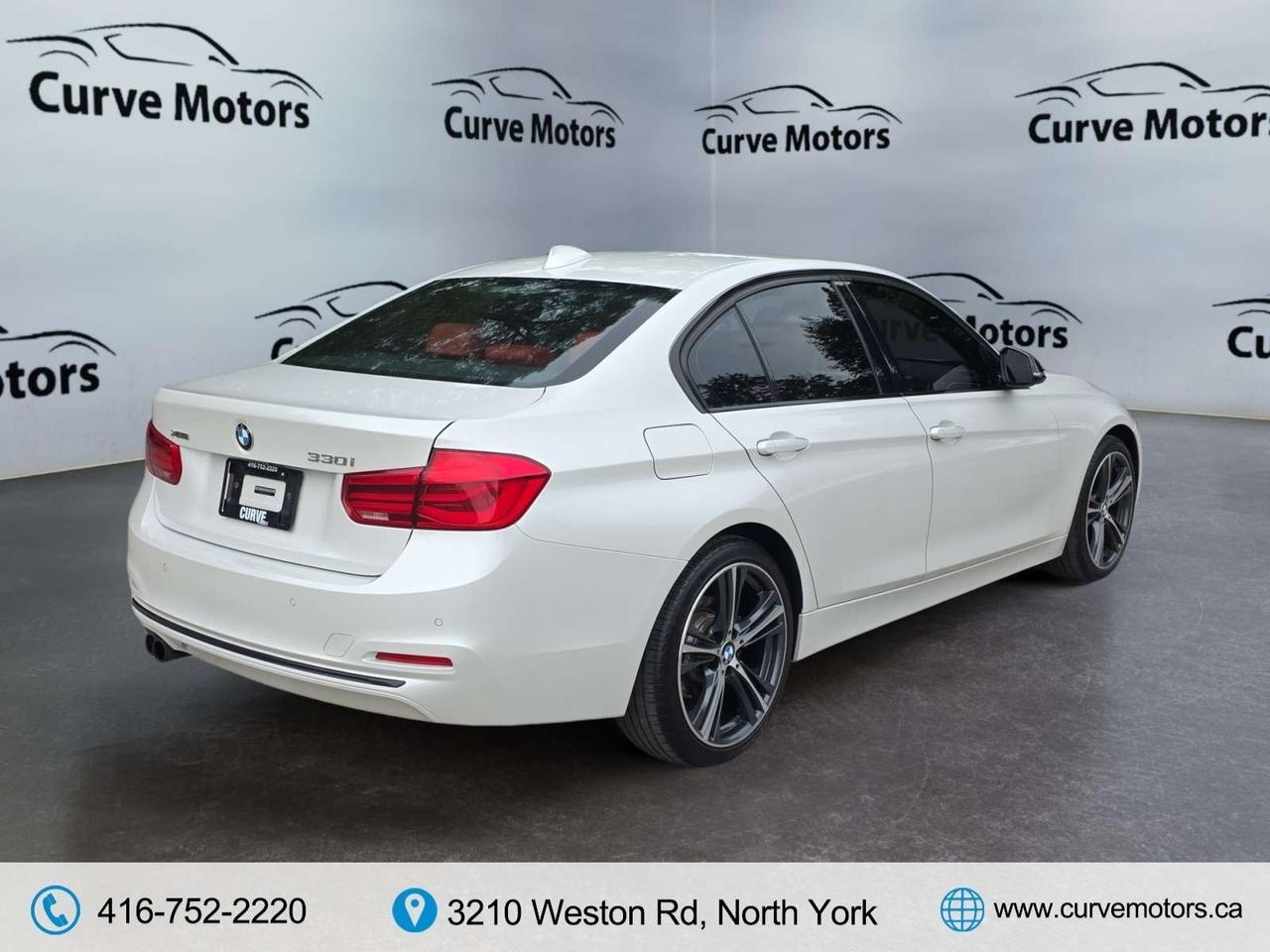 2017 BMW 3 Series 330i xDrive * NO ACCIDENTS / RED INTERIOR / NAVI /CAM /ROOF / LED LIGHTS Photo
