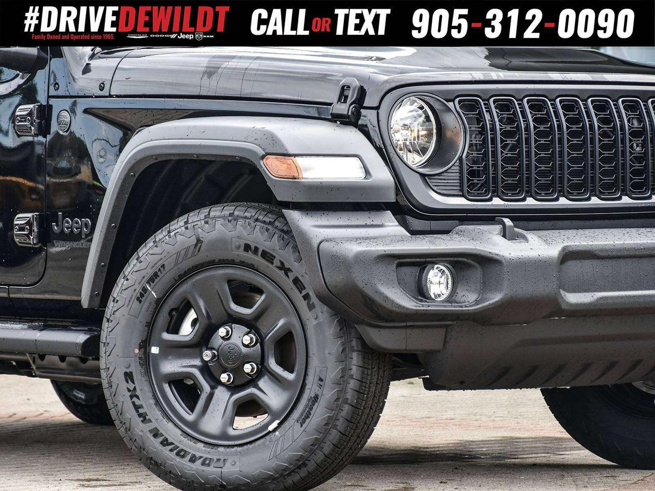 2026 Jeep Wrangler SPORT   LEATHER SEATS   SATIN BLACK GRILLE Photo1