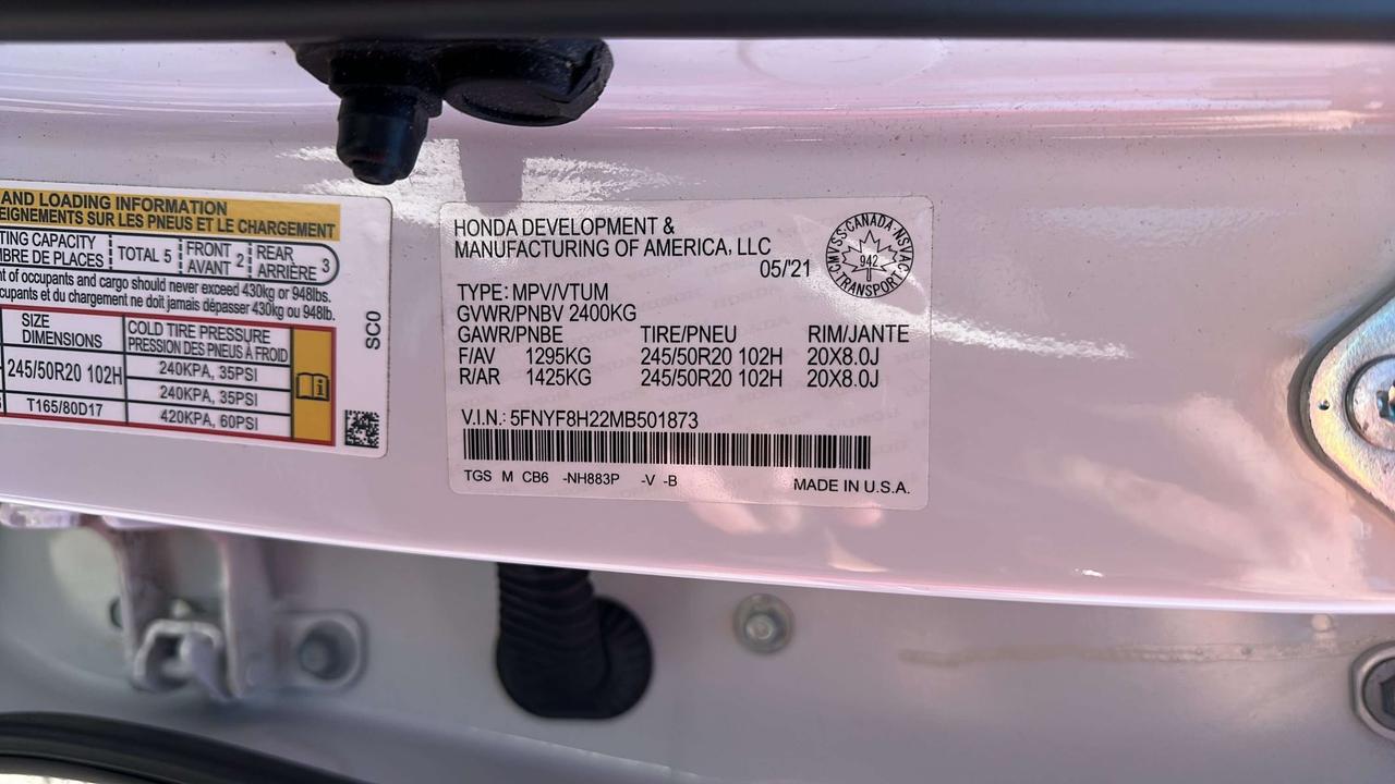 2021 Honda Passport SPORT Photo