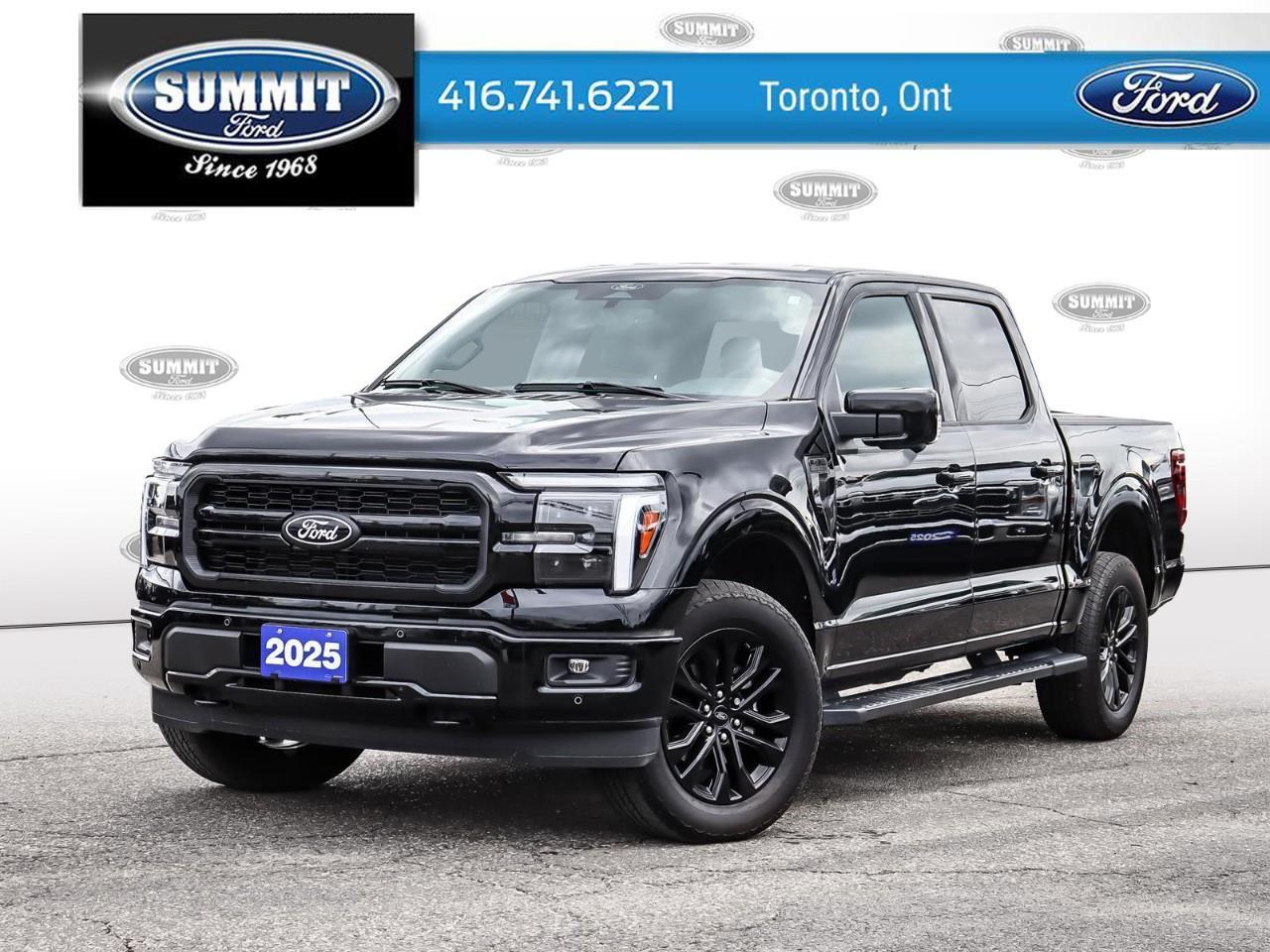 2025 Ford F-150 Lariat Black Appearance Package | Bed Utility Package | Tail Gate Step | Photo