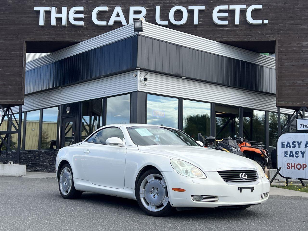 Used 2004 Lexus SC 430 HARD TOP CONVERTIBLE, AUTOMATIC, NAV, LEATHER HEATED SEATS, BACK UP CAM!!! for sale in Sudbury, ON