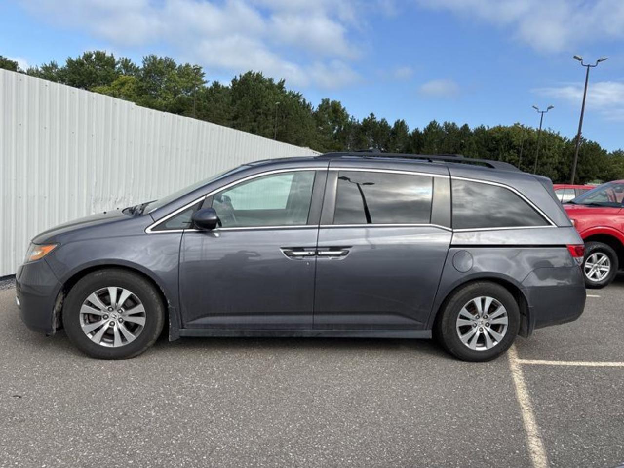 // ACCIDENT FREE!! //<br /><br />This 2017 Honda Odyssey EX-L is a smart family minivan with proven comfort, useful features, and trusted Honda engineering. Sold by Haldimand Motors Ltd. in Cayuga, this accident-free example pairs a grey exterior with a grey interior, automatic transmission, and a smooth 3.5-litre gas engine.<br /><br />With 120,852 km on the odometer, this 2017 Honda Odyssey EX-L offers the space families need and the convenience busy drivers appreciate. Four doors, powered sliding doors, a power liftgate, leather seats, and a sunroof help make every trip easier, whether it is school runs or weekend travel.<br /><br />FEATURES OF THE Odyssey EX-L | No Accidents | Leather Seats | Sunroof<br /><br />   Power sunroof adds light and fresh air<br />   Leather seats bring upscale cabin comfort<br />   Heated front seats for cold mornings<br />   Rear DVD entertainment helps keep passengers happy<br /><br />ADVANCED SAFETY FEATURES<br /><br />   Backup camera helps with safer reversing<br />   Anti-lock braking system supports controlled stops<br />   Stability control helps maintain confident handling<br />   Side and head airbags add protection<br /><br />PERFORMANCE AND EFFICIENCY<br /><br />   3.5-litre V6 delivers smooth everyday power<br />   Six-speed automatic supports relaxed highway cruising<br />   Front-wheel drive offers predictable all-season traction<br />   Power steering helps with easy maneuvers<br /><br />COMFORT AND CONVENIENCE<br /><br />   Dual-zone climate control keeps front passengers comfortable<br />   Rear climate control helps all rows<br />   Power sliding doors simplify passenger entry<br />   Driver lumbar support improves long-drive comfort<br /><br />TECHNONOLGY AND CONNECTIVITY<br /><br />   Bluetooth integration supports hands-free phone connection<br />   Satellite radio expands in-car listening choices<br />   Steering wheel audio controls reduce distraction<br />   Rear audio controls aid passenger convenience<br /><br />CARGO SPACE<br /><br />   Minivan layout offers flexible family hauling<br />   Rear trunk access simplifies loading groceries<br />   Power liftgate adds everyday loading ease<br />   Spare tire adds practical travel confidence<br /><br />AWARDS & RECOGNITIONS<br /><br />   Top Safety Pick, Insurance Institute for Highway Safety, 2017<br />   Best Buy Award, The Car Guide, 2017<br /><br />WHAT OTHER OWNERS LIKE<br /><br />   Smooth V6 power for confident driving<br />   Spacious cabin for family and cargo<br />   Easy entry from power sliding doors<br />   Comfortable ride on longer road trips<br /><br />Inside, this 2017 Honda Odyssey EX-L is designed to make daily driving simple. Heated front seats, automatic climate control, rear air conditioning, and rear audio controls help keep everyone comfortable. The adjustable steering wheel, leather-wrapped steering wheel, and power driver and passenger seats add a more refined feel.<br /><br />This minivan also brings practical details that matter. Cruise control supports relaxed highway travel, while automatic headlights, heated mirrors, electric mirrors, tinted windows, and a rear window defroster help in changing weather. Push-button start and an auto-dimming rearview mirror add welcome convenience during busy days.<br /><br />Family-friendly function is a major strength of this 2017 Honda Odyssey EX-L. Child safety locks, powered doors, remote trunk release, and a backup camera all work together to support easier ownership. A rear spoiler and grey finish give it a clean, modern look that still feels right today.<br /><br />Entertainment is another strong point in this 2017 Honda Odyssey EX-L. Bluetooth integration, satellite radio, TV and video capability, and a rear DVD entertainment system help keep passengers engaged on longer drives. This is the kind of minivan that fits real life with comfort, flexibility, and useful equipment.<br /><br />If you want a well-equipped, accident-free Honda minivan from Haldimand Motors Ltd. in Cayuga, this 2017 Honda Odyssey EX-L deserves a close look. It combines trusted V6 performance, flexible interior space, and the comfort features families want in one practical and polished package.<br /><br />This 2017 Honda Odyssey EX-L | No Accidents | Leather Seats | Sunroofs VIN is: 5FNRL5H67HB501520.<br /><br />WHY CHOOSE US? <br /><br />Honest & Transparent Buying Experience: Weve been a trusted name in business since 1984.<br /><br />STRAIGHTFORWARD PRICING:<br />Our Advertised Price Includes:<br />>>Safety Certification (No separate fee!)<br />>>30-Day 100% Mechanical Warranty<br />>>FREE Carfax History Report.<br />>>No upcharge for paying cash.<br />(Prices Exclude HST and Licensing Fees only.)<br /><br />>>Browse 300+ vehicles all in ONE LOCATION<br /><br />EASY FINANCING: Great rates & open loans<br /><br />WE BUY CARS: Get Top Dollar for your trade-in, or sell us your vehicle for CASH! Even if you dont buy from us!<br /><br />STOP BY TODAY<br />Treat yourself - stop by Haldimand Motors Ltd. located at 42 Talbot St E, Cayuga, ON N0A 1E0 to make this car yours today!<br /><br />https://www.haldimandmotors.com/used/stock-461132.html