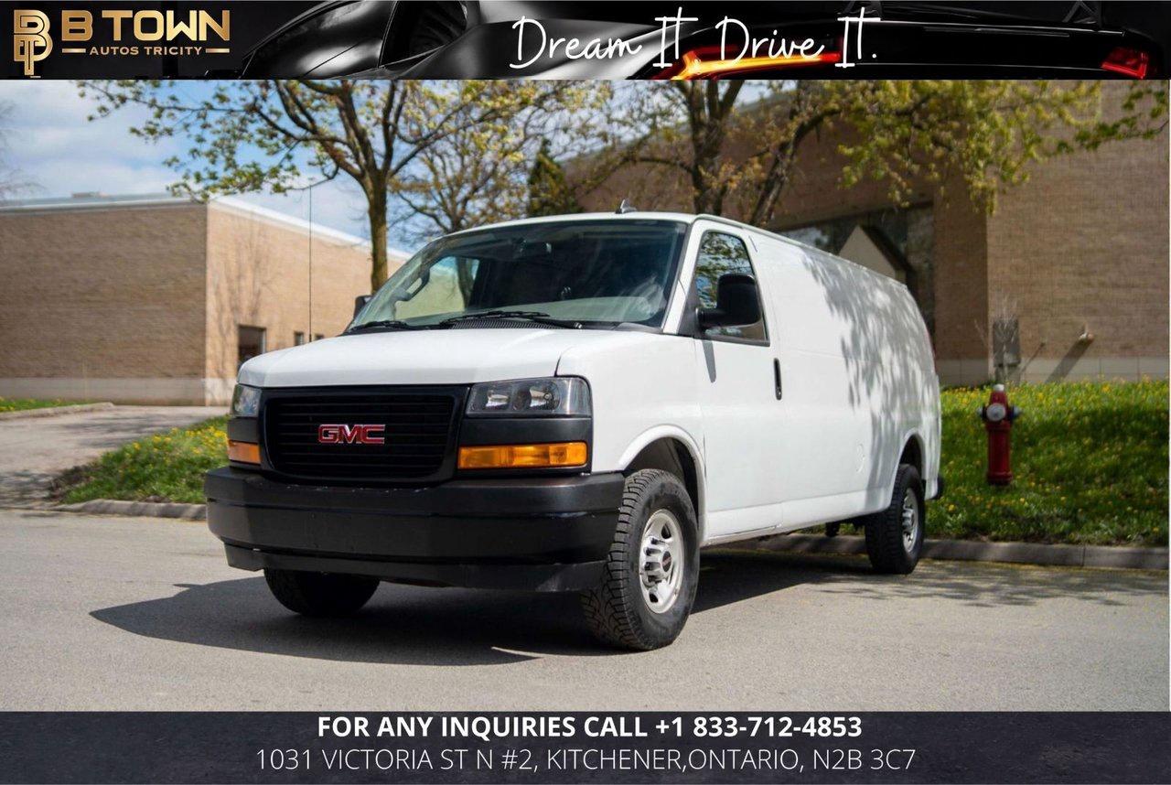 <strong>2023 GMC Savana Cargo Van Base delivers commercial-grade durability, dependable V6 performance, and exceptional cargo versatility in a proven full-size work van platform.</strong><span> Built for contractors, fleets, and business operations, the Savana is designed to handle demanding daily workloads with confidence and reliability.</span>

<span>



Powered by a </span><strong>4.3L EcoTec3 V6 engine paired with an 8-speed automatic transmission and rear-wheel drive</strong><span><strong>,</strong> the Savana delivers strong low-end torque, dependable hauling capability, and smooth highway performance. <span class=Apple-converted-space>&nbsp;</span></span>




<strong>Factory options included:</strong>

<ul>
<li><span>Base Cargo Van Trim</span></li>
<li><span>4.3L EcoTec3 V6 Engine</span></li>
<li><span>Rear-Wheel Drive (RWD)</span></li>
<li><span>Automatic Transmission</span></li>
<li><span>Air Conditioning</span></li>
<li><span>Backup Camera</span></li>
<li><span>Bluetooth Connectivity</span></li>
<li><span>Power Windows & Locks</span></li>
<li><span>Stability & Traction Control</span></li>
<li><span>Heavy-Duty Suspension</span></li>
<li><span>Cargo Partition Ready</span></li>
<li><span>Dual Rear Cargo Doors</span></li>
<li><span>Cargo Tie-Down Anchors</span></li>
<li><span>Rubberized Cargo Flooring</span></li>
<li><span>Tow/Haul Capability</span></li>
</ul>















<strong>At B-Town Auto Tricity, each vehicle undergoes a comprehensive inspection to ensure exceptional quality and performance. We proudly serve customers across the Greater Toronto Area and beyond, offering competitive financing, trade-ins, and nationwide shipping.</strong>




<strong>Special Financing price: $34,888</strong>

<strong>Cash Price: $36,388</strong>




<strong>Thank you for choosing B-Town Auto Tricity.</strong>