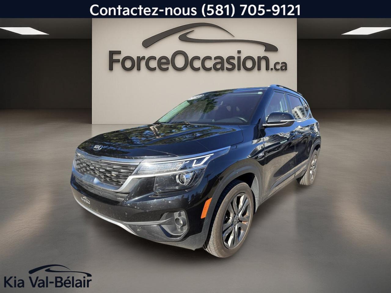 Used 2021 Kia Seltos EX * AWD * CUIR * TOIT * CAMÉRA * CARPLAY * VOLANT CHAUFF * for sale in Québec, QC
