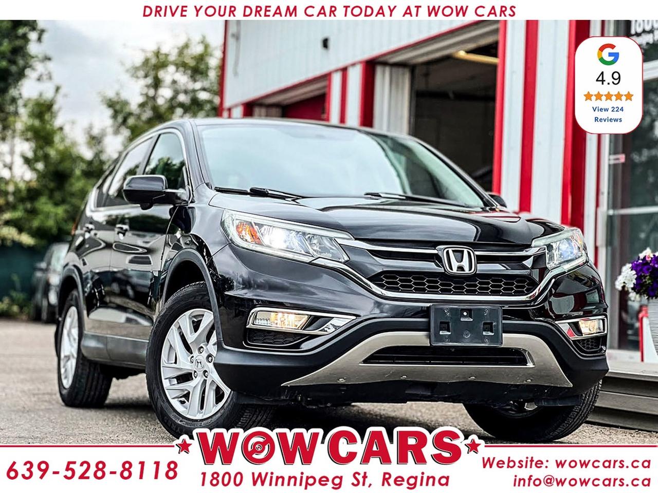 2015 Honda CR-V EX-L AWDOdometer: 129,991KmSale Price: $21,990+taxFinancing Available <br/> <br/> <br/> WOW Factors:--Certified and mechanical inspection <br/> Highlight features:--All-Wheel Drive <br/> -Alloy Wheels <br/> -Power Leather Seats <br/> -Heated Seats <br/> -Blindspot side camera <br/> -Sunroof <br/> -Cruise Control <br/> -Power side mirrors <br/> -Key less entry <br/> -Backup-Camera <br/> -Push Button Start and much more. <br/> <br/> <br/> Financing Available <br/> Driven by Trust, Powered by Family  Your Destination for Quality Pre-Owned Vehicles <br/> At our family-owned dealership, customer satisfaction isnt just a goal  its our promise. We specialize in pre-owned Cars, SUVs, Vans, and Trucks, offering standout value with the WOW factors that set us apart. From exceptional Google reviews to unmatched after-sales service, we go above and beyond to make your experience seamless, transparent, and friendly. <br/>