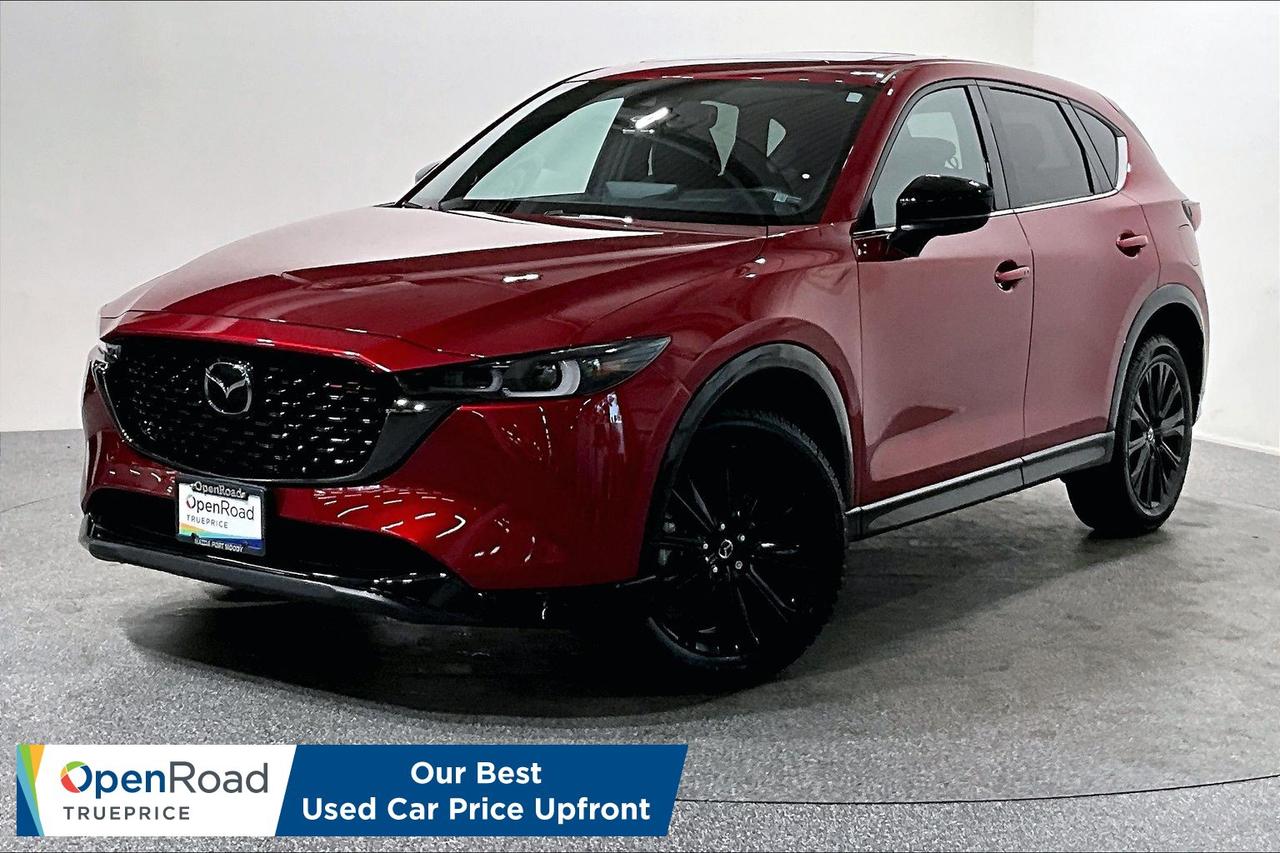 2023 Mazda CX-5 Sport Turbo &mdash; Power, Luxury & AWD Confidence! Meet the 2023 Mazda CX-5 Sport Turbo, an SUV that delivers the perfect blend of exhilarating performance, premium comfort, and everyday practicality. Powered by Mazda&rsquo;s responsive turbocharged engine and equipped with i-ACTIV AWD, the CX-5 Sport Turbo is ready for everything from the daily commute to weekend adventures. Step inside and enjoy a refined cabin with premium materials, modern technology, and thoughtful features designed to make every drive more enjoyable. With its bold exterior styling, confident handling, and impressive turbocharged power, this CX-5 brings a truly engaging driving experience to the SUV segment. Key Features:&bull; Turbocharged Skyactiv-G engine&bull; i-ACTIV AWD&bull; Sport Turbo trim&bull; Premium interior&bull; Apple CarPlay & Android Auto&bull; Heated front seats&bull; Power liftgate&bull; Backup camera&bull; Advanced safety & driver-assistance technology&bull; Stylish alloy wheels Available now at OpenRoad Mazda in Port Moody! Come experience the performance, comfort, and versatility of the Mazda CX-5 Sport Turbo for yourself. Contact our team today to schedule your test drive!