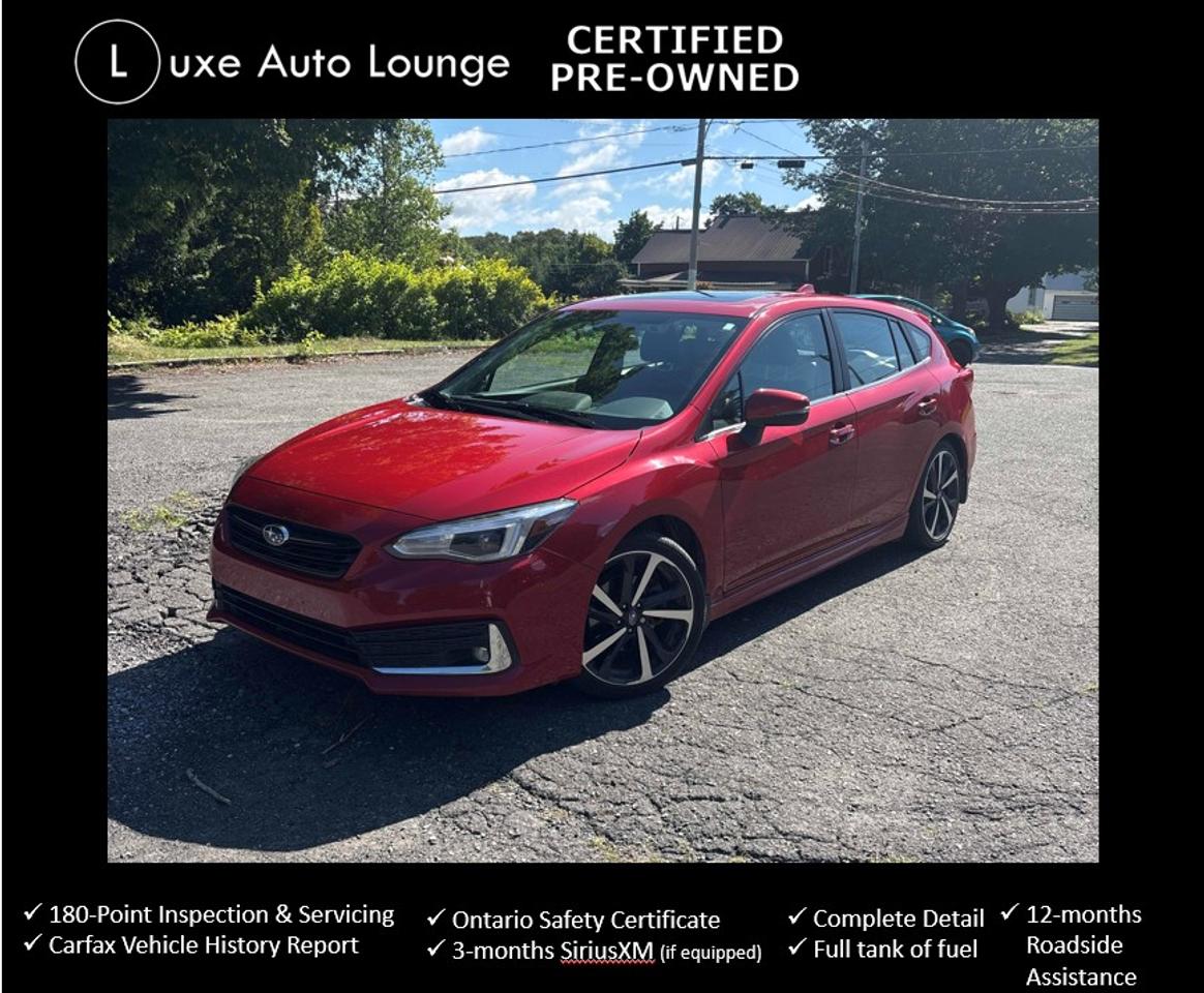 Used 2021 Subaru Impreza Sport-tech - LEATHER, SUNROOF, ONE OWNER, AWD!! for sale in Orleans, ON