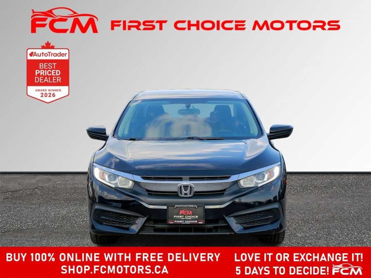 2016 Honda Civic LX   FULLY CERTIFIED WITH WARRANTY Photo