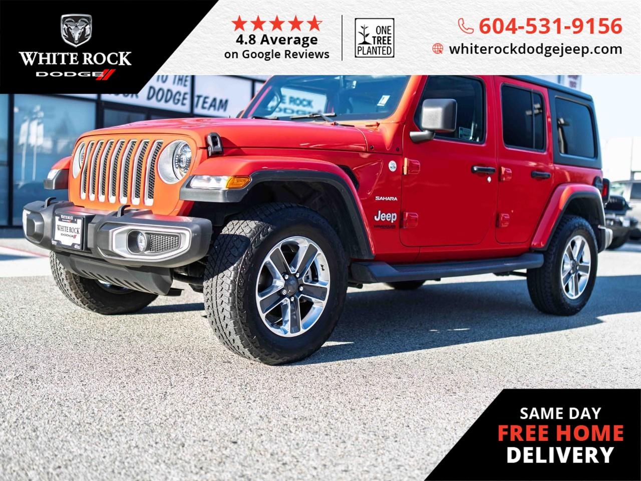 Used 2019 Jeep Wrangler Unlimited Sahara for sale in Surrey, BC