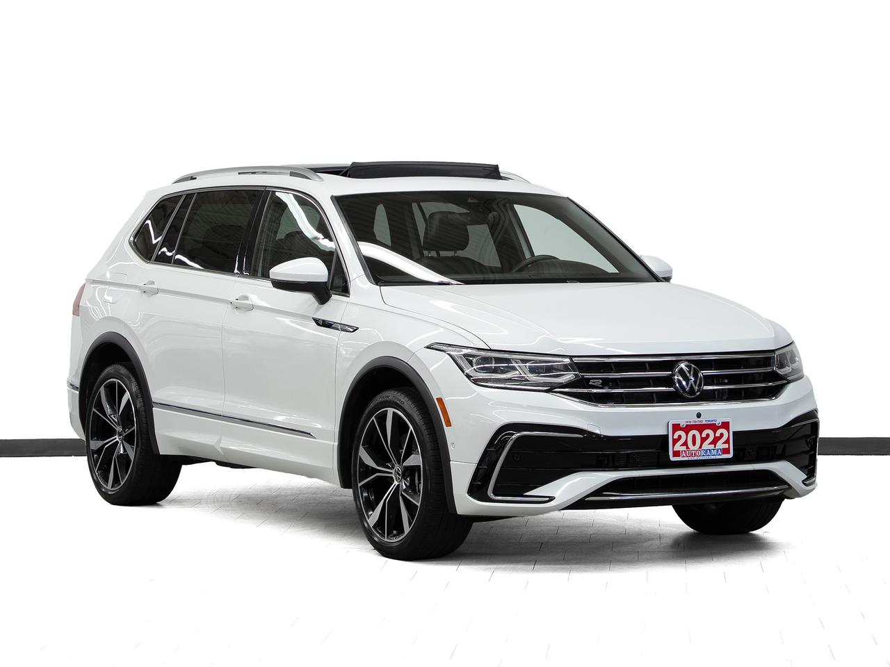<div style=margin-bottom: 15px;><p data-path-to-node=1>Cash Price: $25,450 Finance Price: $23,450</p></div><div style=margin-bottom: 15px;><p data-path-to-node=2>Clean CarFax. 19-inch Auckland black alloy wheels | 4MOTION All-Wheel Drive (AWD) | Panoramic power sunroof | R-Line exterior styling with black elements | Premium leatherette seating surfaces | Power-adjustable drivers seat | Heated front seats | Heated leather-wrapped sport steering wheel | 8-inch touchscreen infotainment display | Volkswagen Digital Cockpit Pro | Wireless Apple CarPlay & Android Auto smartphone integration | Front Assist (Autonomous Emergency Braking) | Side Assist (Blind Spot Monitor) with Rear Traffic Alert | Adaptive Cruise Control | Lane Assist | Park Distance Control | Dual-zone automatic climate control | Keyless access with push-button start | LED headlights | Power liftgate | Interior ambient lighting | Integrated backup camera | Bluetooth connectivity. 2.0L TSI 4-cylinder engine (184 HP) with 8-speed automatic transmission. Smooth Eco Comfort. Trades are welcome. Financing for all credit types. All credits approved the same day. 125-point inspection completed. Detailed from corner to corner. Over 250 high-quality used vehicles available at the lowest prices for you to choose from. All vehicles are indoors. Visit us rain or shine.</p></div><div style=margin-bottom: 15px;>Call us to book a test drive: <a href=tel:4167397262>416-739-7262</a><br>Get pre-approved for your car loan in a minute: <a href=https://www.autorama.ca/financing/>Apply for Used Car Financing</a><br>Visit our showroom: 1205 Finch Ave West, North York, ON M3J 2E8</div><div style=margin-top: 15px; margin-bottom: 15px;>&mdash;&mdash;&mdash;&mdash;&mdash;&mdash;&mdash;&mdash;&mdash;&mdash;&mdash;&mdash;&mdash;&mdash;&mdash;&mdash;&mdash;&mdash;&mdash;&mdash;&mdash;&mdash;&mdash;&mdash;&mdash;&mdash;&mdash;&mdash;</div><h3 style=margin-bottom: 5px; margin-top: 0;>Pricing&nbsp;</h3><div style=margin-bottom: 15px;>Best Priced Dealer Award Winner for consecutive years. No admin or hidden fees. Prices exclude HST and licensing. Although every effort is made to ensure accuracy, Autorama is not responsible for typographical errors, omissions, or changes. Please verify all details in person. <span style=text-decoration: underline;>All vehicles can be Certified for an additional $999</span>. If not Certified, as per OMVIC Regulations, the vehicle is deemed to be not drivable and not Certified. Special pricing is not available to commercial, dealer, or exporting purchasers.</div><div style=margin-top: 15px; margin-bottom: 15px;>&mdash;&mdash;&mdash;&mdash;&mdash;&mdash;&mdash;&mdash;&mdash;&mdash;&mdash;&mdash;&mdash;&mdash;&mdash;&mdash;&mdash;&mdash;&mdash;&mdash;&mdash;&mdash;&mdash;&mdash;&mdash;&mdash;&mdash;&mdash;</div><h3 style=margin-bottom: 5px; margin-top: 0;>Financing</h3><div style=margin-bottom: 15px;>We welcome all credit types (no credit, new to the country, bankruptcy, consumer proposal, collections, and others). We offer $0 down and no payment for up to 6 months on approved credits. Want to get started now? Apply for a <a href=https://www.autorama.ca/financing/?utm_source=vdpdesc&utm_medium=vdpdesc>car loan online</a>. Same-day auto finance approvals and same-day delivery are available for qualified customers. Financing programs are available for an additional $999. &nbsp;Our team works with a wide network of banks and lenders to help secure the best possible approval tailored to your situation.</div><div style=margin-top: 15px; margin-bottom: 15px;>&mdash;&mdash;&mdash;&mdash;&mdash;&mdash;&mdash;&mdash;&mdash;&mdash;&mdash;&mdash;&mdash;&mdash;&mdash;&mdash;&mdash;&mdash;&mdash;&mdash;&mdash;&mdash;&mdash;&mdash;&mdash;&mdash;&mdash;</div><h3 style=margin-bottom: 5px; margin-top: 0;>Vehicle Review</h3><div style=margin-bottom: 15px;><p data-path-to-node=12>The 2022 Volkswagen Tiguan Comfortline R-Line Black Edition 4MOTION is a striking, highly sophisticated, and remarkably versatile compact SUV that perfectly balances athletic styling with everyday family practicality. Commanding attention on the streets of the GTA, its bold exterior profile is highlighted by the exclusive R-Line Black styling elements, signature LED headlights, and stunning 19-inch Auckland black alloy wheels. Inside the spacious, exceptionally quiet, and thoughtfully crafted cabin, the Comfortline trim ensures you stay completely relaxed with premium seating, an expansive panoramic power sunroof, intuitive dual-zone climate control, and a heated sport steering wheel alongside heated front seats to effortlessly handle unpredictable Ontario winters. Staying seamlessly connected on the go is simple thanks to the brilliant 8-inch touchscreen display featuring wireless Apple CarPlay and Android Auto integration, perfectly paired with the highly customizable Volkswagen Digital Cockpit Pro. Driven by a highly reliable 2.0L turbocharged 4-cylinder engine producing 184 horsepower, paired with a remarkably smooth 8-speed automatic transmission and the supreme confidence of 4MOTION All-Wheel Drive, the Tiguan delivers an agile, secure, and incredibly polished driving experience in any season. Complete with a power liftgate, an integrated backup camera, and an advanced suite of safety features including Adaptive Cruise Control, Lane Assist, and Front Assist, this elegant SUV is an incredibly smart, secure, and stylish choice. We have a wide selection of used SUVs to help you choose.</p></div><div style=margin-top: 15px; margin-bottom: 15px;>&mdash;&mdash;&mdash;&mdash;&mdash;&mdash;&mdash;&mdash;&mdash;&mdash;&mdash;&mdash;&mdash;&mdash;&mdash;&mdash;&mdash;&mdash;&mdash;&mdash;&mdash;&mdash;&mdash;&mdash;&mdash;&mdash;&mdash;&mdash;</div><h3 style=margin-bottom: 5px; margin-top: 0;>Warranty</h3><div style=margin-bottom: 15px;>This vehicle qualifies for an extended warranty with a variety of terms and coverage options. Ask us anytime, we&rsquo;ll help you choose the plan that&rsquo;s right for you.</div><div style=margin-top: 15px; margin-bottom: 15px;>&mdash;&mdash;&mdash;&mdash;&mdash;&mdash;&mdash;&mdash;&mdash;&mdash;&mdash;&mdash;&mdash;&mdash;&mdash;&mdash;&mdash;&mdash;&mdash;&mdash;&mdash;&mdash;&mdash;&mdash;&mdash;&mdash;&mdash;&mdash;</div><h3 style=margin-bottom: 5px; margin-top: 0;>Trade-In / Appraisal</h3><div style=margin-bottom: 15px;>Have a vehicle to trade? We pay top dollar for trades, any vehicle, any condition. Bring your trade for a free appraisal when you visit us or you can apply for</div><div style=margin-top: 15px; margin-bottom: 15px;>&mdash;&mdash;&mdash;&mdash;&mdash; &mdash;&mdash;&mdash;&mdash;&mdash;&mdash;&mdash;&mdash;&mdash;&mdash;&mdash;&mdash;&mdash;&mdash;&mdash;&mdash;&mdash;&mdash;&mdash;&mdash;&mdash;&mdash;&mdash;</div><h3 style=margin-bottom: 5px; margin-top: 0;>Visit / Showroom Info</h3><div style=margin-bottom: 15px;>Visit our indoor showroom (rain or shine) at:<br>Autorama 1205 Finch Ave West, North York, ON M3J 2E8<br>Call us at <a href=tel:4167397262>416-739-7262</a> to book a test drive or ask questions.</div><div style=margin-top: 15px; margin-bottom: 15px;>&mdash;&mdash;&mdash;&mdash;&mdash;&mdash;&mdash;&mdash;&mdash;&mdash;&mdash;&mdash;&mdash;&mdash;&mdash;&mdash;&mdash;&mdash;&mdash;&mdash;&mdash;&mdash;&mdash;&mdash;&mdash;&mdash;&mdash;&mdash;</div><h3 style=margin-bottom: 5px; margin-top: 0;>Who we are</h3><div style=margin-bottom: 15px;>Autorama is Toronto&rsquo;s trusted, award-winning <a href=https://www.autorama.ca/?utm_source=vdpdesc&utm_medium=vdpdesc>used car dealership</a>, offering over 250 hand-picked vehicles at the lowest prices. We&rsquo;re committed to exceptional service and have proudly served Toronto, Mississauga, Brampton, and the GTA for over 25 years &mdash; and with our full indoor showroom, you can visit us rain or shine.</div><div style=margin-top: 15px; margin-bottom: 15px;>&mdash;&mdash;&mdash;&mdash;&mdash;&mdash;&mdash;&mdash;&mdash;&mdash;&mdash;&mdash;&mdash;&mdash;&mdash;&mdash;&mdash;&mdash;&mdash;&mdash;&mdash;&mdash;&mdash;&mdash;&mdash;&mdash;&mdash;&mdash;</div><h3 style=margin-bottom: 5px; margin-top: 0;>Disclaimers</h3><ul style=margin-top: 0; padding-left: 20px;><li><span data-olk-copy-source=MessageBody>Prices exclude HST and licensing.</span></li></ul><ul style=margin-top: 0; padding-left: 20px;><li data-ogsc= data-olk-copy-source=MessageBody>Prices, rates, and payments are subject to change without notice.</li></ul><ul style=margin-top: 0; padding-left: 20px;><li data-ogsc= data-olk-copy-source=MessageBody>Advertised price includes a $2,000 finance credit. Cash price may differ.</li></ul><ul style=margin-top: 0; padding-left: 20px;><li data-ogsc= data-olk-copy-source=MessageBody>All vehicles come standard with one key. Additional keys may be purchased at the time of sale.</li></ul><ul style=margin-top: 0; padding-left: 20px;><li><span data-olk-copy-source=MessageBody>Although every effort is made to ensure accuracy, Autorama is not responsible for typographical errors, omissions, or changes. Please verify all details with your Sales & Finance Specialist.</span></li></ul>