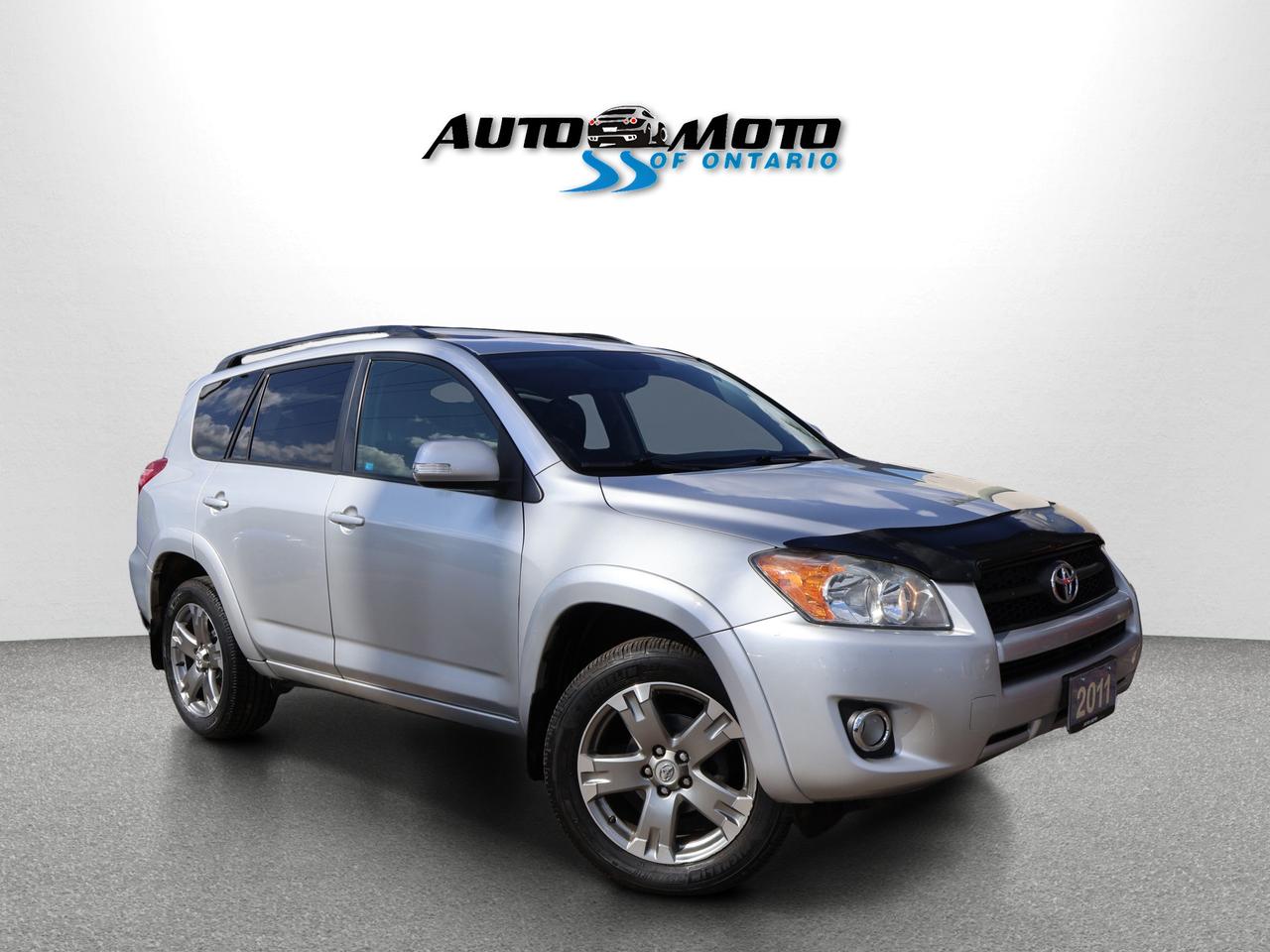Used 2011 Toyota RAV4 SPORT 4WD CERTIFIED *ACCIDENT FREE* LEATHER HEATED SEATS SUNROOF CRUISE ALLOYS for sale in Burlington, ON