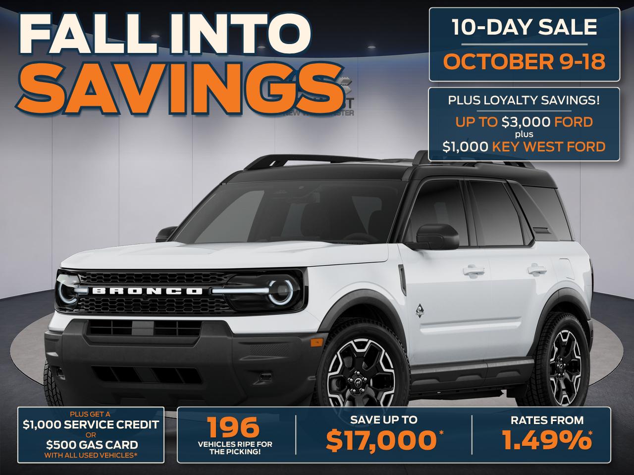 Oxford White 2026 Ford Bronco Sport SUV / Crossover All-Wheel Drive Automatic