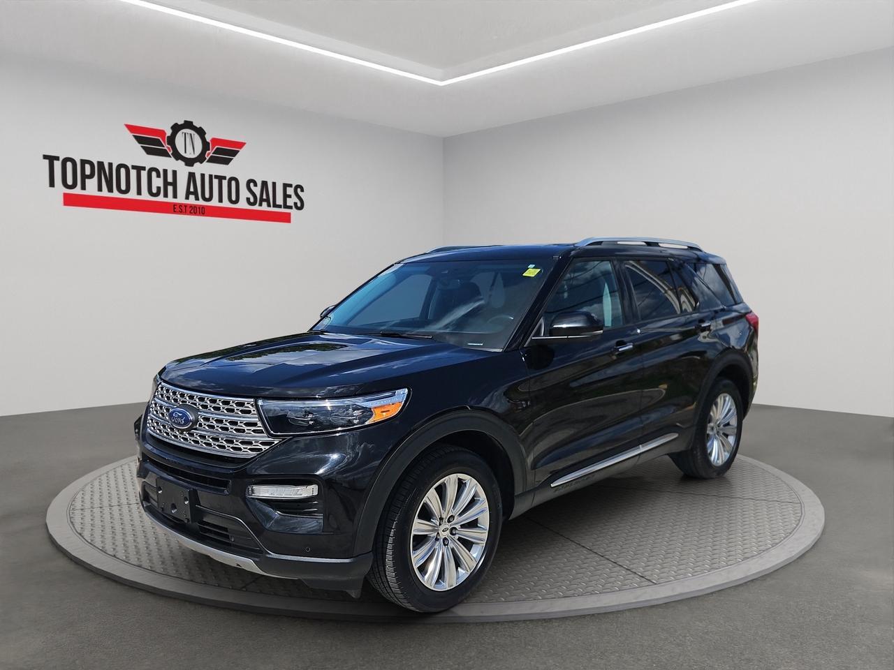 2021 Ford Explorer Limited 3.3L V6Hybrid 4WD / Leather / B&O Audio / 360 Camera /Clean Carfax Photo0