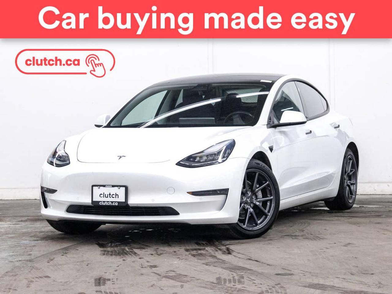 Brake Assist, Auto Dimming Rearview Mirror, Folding Rear Seats and more!<br> <br>Clutch is the largest online used car retailer in Canada, delivering a seamless, hassle-free car-buying experience to drivers everywhere. Shop thousands of used cars online, get the right one delivered to your door, and enjoy peace of mind with our 10-Day Money-Back Guarantee. How sweet is that? To learn more, visit clutch.ca.<br> <br>The top features for this car include:<br> <br>Electric Parking Brake<br>Brake Assist<br>Auto Dimming Rearview Mirror<br>Folding Rear Seats<br>Climate Control<br>Dual Zone Front Climate Control<br>Rear Climate Vents<br>Touchscreen Display<br>GPS Navigation<br>Cruise Control<br>Adaptive Cruise Control<br>12V Outlet<br>Hands Free Device Connectivity<br>USB Input<br>Front View Camera<br>Power Folding Exterior Mirrors<br>Lane Departure Warning<br>Active Lane Keep Assistance<br>Blindspot Sensors<br>Rear Collision Warning<br>Pedestrian Detection<br>One-Touch Windows<br>Rear Window Defroster<br>Panoramic Sunroof<br>Hill Assistance<br>Automatic High Beams<br>Rear View Camera<br>Parking Sensors<br>Rear Parking Sensors<br>DC Fast Charging<br>Front Trunk<br>Front Heated Seats<br>Power Lumbar Support<br>Driver Seat Memory System<br>Power Driver Seat<br>Power Passenger Seat<br> <br>Seamless home delivery - Delivery to your door in a matter of days. Available on select packages.<br> <br>Try it out for 10 days - If you do not like it, we will take it back. <br> <br>Quality assured - All cars go through our rigorous 210-point inspection and reconditioning process.<br> <br>Peace of mind - Warranty and protection plans available.<br> <br>Haggle-free - No haggling or hard sells.<br> <br>100% Transparency - Full inspection reports on every car, including high-res photography and a free Carfax report.<br> <br>Listed price is for cash purchase only and does not include taxes, Shipping Fees (if applicable), Delivery Fees (if applicable), government licensing fees.<br> <br>Previous Provincial Registrations:<br>Ontario<br> <br>Stock # 100747