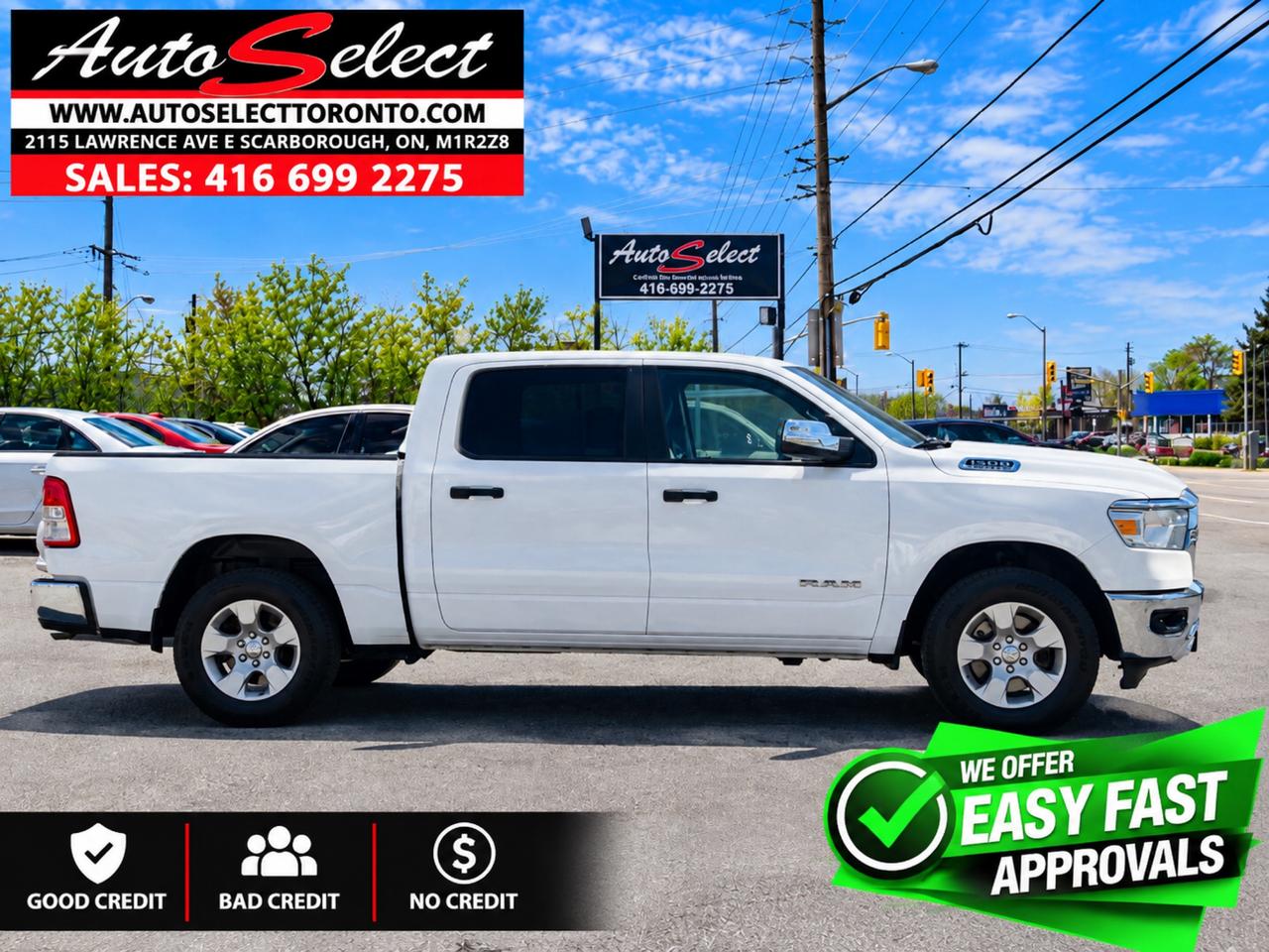 2023 RAM 1500 Big Horn 4x4 - Crew Cab - 5.7L V8 Hemi - Apple Carplay Photo