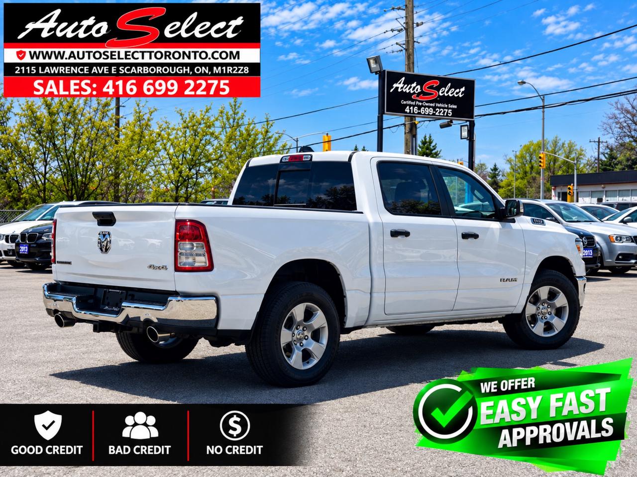 2023 RAM 1500 Big Horn 4x4 - Crew Cab - 5.7L V8 Hemi - Apple Carplay Photo