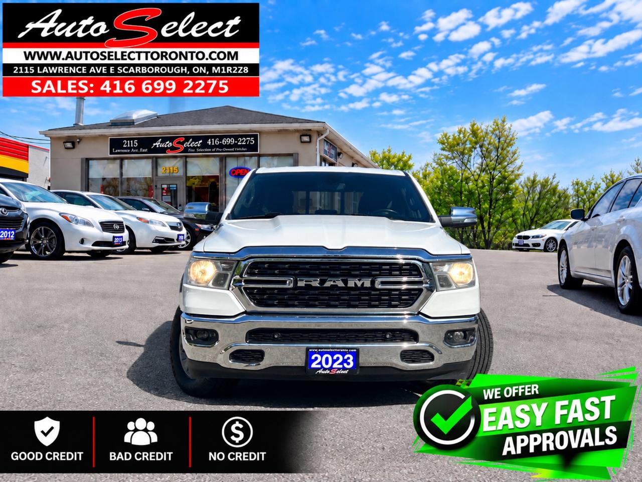 2023 RAM 1500 Big Horn 4x4 - Crew Cab - 5.7L V8 Hemi - Apple Carplay Photo1