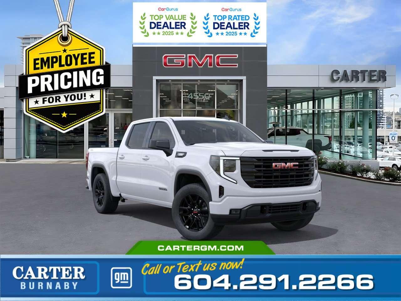 GREAT NEWS! THE EMPLOYEE PRICING EVENT IS BACK! Take advantage of exclusive Employee Pricing on eligible new vehicles and enjoy exceptional value for a limited time. This is your opportunity to save on the vehicle youve been waiting for while inventory lasts. Contact us today to confirm your eligibility and discover the available offers on your preferred model.  WHY CARTER GM BURNABY?  - An unrivalled vehicle purchasing experience! - Exceeding our loyal customers expectations since 1963 - 4.5 Google star rating with 2,300+ customer reviews) - CarGurus Top-Rated Dealer 2025 Award - CarGurus Top Value Dealer 2025 Award - Vehicle trades welcome! Best price guaranteed! - We provide upfront pricing, zero hidden fees, and 100% transparency - Fast approvals and 99% acceptance rates (no matter your current credit status!) - Multilingual staff (many languages spoken) - Comfortable non-pressured environment with in-store television, WIFI and a childrens play area! - In-store restaurant: fresh daily menu        Were here to help you drive the vehicle you want, the vehicle you deserve! QUESTIONS? GREAT! WEVE GOT ANSWERS! To speak with a friendly vehicle specialist - CALL NOW! The advertised price includes all standard dealer fees and any applicable manufacturer or dealer incentives. It does not include applicable taxes, licensing, insurance, or optional products or services. Dealer fees will be clearly broken out and itemized on the bill of sale, maximum total of fees $699.00. Prices are shown in Canadian dollars. While we make every effort to ensure accuracy, vehicle details, pricing, options, and availability are subject to change without notice. Please confirm all information with dealership sales management before purchase. Dealer Code: 81129