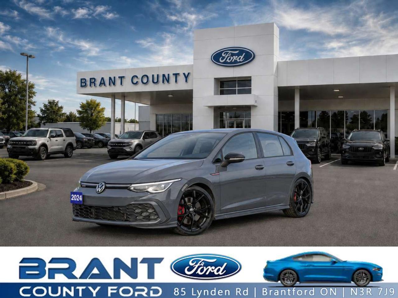 Used 2024 Volkswagen Golf GTI AUTOBAHN 6 SPEED MAUAL MUST SEE! for sale in Brantford, ON