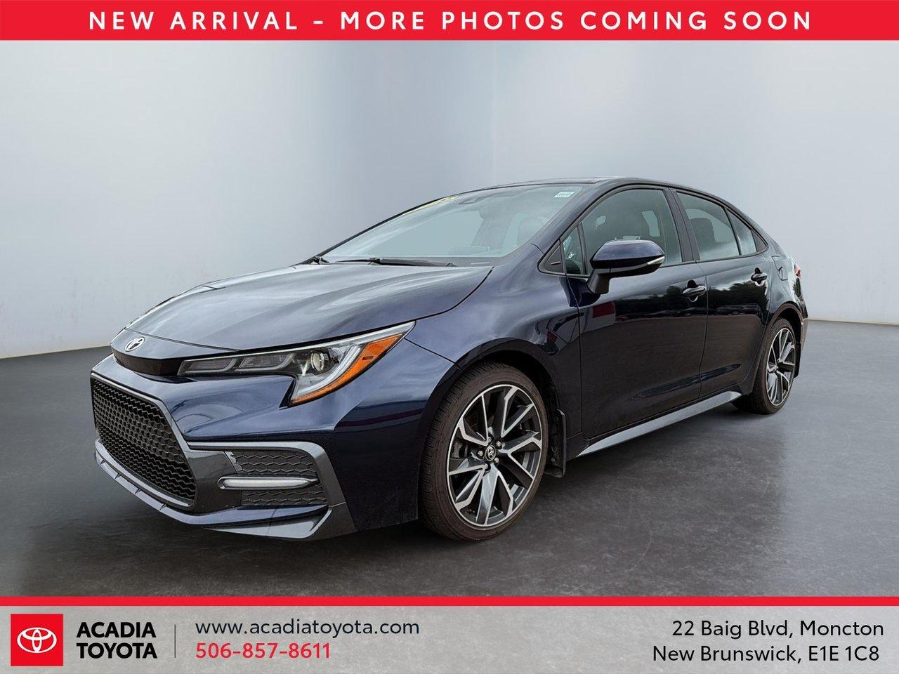 Used 2020 Toyota Corolla SE for sale in Moncton, NB