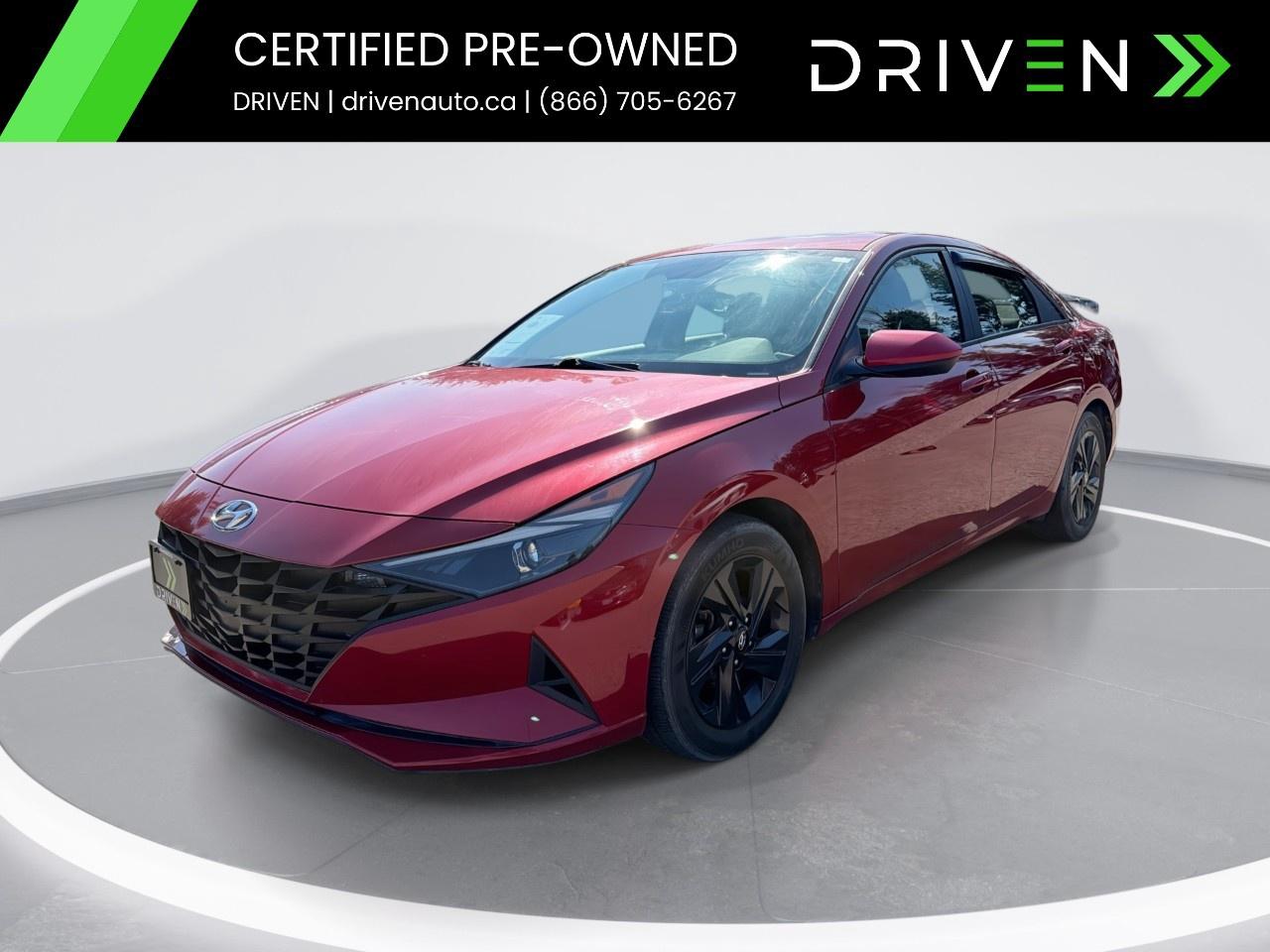 <p><strong>SPECIAL FINANCE PRICE: $20,995</strong></p><p><strong>CASH PRICE: $22,995</strong></p><p>This sharp Elantra is packed with premium features including<strong>heated front seats, heated steering wheel, power sunroof, touchscreen infotainment, Apple CarPlay & Android Auto, wireless charging, dual-zone climate control, push-button start, proximity key, alloy wheels, and more! </strong>Drive with confidence thanks to Hyundai SmartSense safety technology, including<strong>Forward Collision-Avoidance Assist, Lane Keeping Assist, Lane Following Assist, Blind-Spot Collision Warning, Rear Cross-Traffic Alert, Driver Attention Warning, and a rearview camera</strong>.</p> <p><span style=color:black>This vehicle is in<strong>excellent showroom condition</strong>and backed by the<strong>DRIVEN Certified Advantage Program</strong>for complete peace of mind.</span></p><p><span style=color:black><strong>INSPECTION & CERTIFICATION</strong></span></p><p><span style=color:black>This vehicle has undergone a<strong>comprehensive 150-point inspection</strong>by licensed in-house mechanics, assessing its cosmetic, mechanical, and safety condition. It comes<strong>DRIVEN Certified</strong>, which includes our<strong>30-Day / 2,500KM Vehicle Assurance Program</strong>covering any mechanical issues within that period.</span></p><p><span style=color:black><strong>DRIVEN CERTIFIED ADVANTAGE PROGRAM  INCLUDED FOR ALL BUYERS</strong></span></p><p><span style=color:black> 30-Day / 2,500KM Vehicle Assurance Program  Ontario-wide delivery available  Free Carfax Vehicle History Report  Access to Industry-Leading Warranty & GAP Programs  WALKAWAY Protection Available  Fresh Oil Change & New Cabin Air Filter  Meticulously Reconditioned & Professionally Detailed Vehicles</span></p><p><span style=color:black><strong>FINANCING AVAILABLE</strong></span></p><p><span style=color:black>All credit types are welcome! Whether youre a<strong>first-time buyer</strong>,<strong>newcomer to Canada</strong>, or<strong>rebuilding credit</strong>, our<strong>Equifax Certified Finance Team</strong>works to secure your best approval.</span></p><p><span style=color:black>Special Financing Programs are available for an additional<strong>$999</strong>, covering the expert services we provide to secure the<strong>lowest rates, best approvals, and most flexible terms</strong>.</span></p><p><span style=color:black>The<strong>Special Finance Price</strong>reflects a dealer discount and is available only when financing is arranged through<strong>DRIVEN</strong>, on approved credit (O.A.C.). Customers paying cash or using outside financing will pay the full<strong>cash price</strong>listed above.</span></p><p><span style=color:black><strong>CONVENIENCE & EXPERIENCE</strong></span></p><p><span style=color:black> State-of-the-Art Facility in Newmarket, ON  Hundreds of 5-Star Google Reviews  Recognized for expertise and trust  Transparent, Pressure-Free Consultations  Top Dollar for Trades  Well buy your vehicle even if you dont buy ours</span></p><p><span style=color:black><strong>ABOUT DRIVEN</strong></span></p><p><span style=color:black><strong>DRIVEN</strong> Anything but your typical dealership. Your one-stop destination for<strong>buying, selling, and servicing vehicles</strong>, built on transparency, trust, and a people-first approach.</span></p><p><span style=color:black>Visit us today at<strong>220 Mulock Drive, Newmarket, ON L3Y 9B7</strong> Or explore our full inventory and get<strong>pre-approved in minutes</strong>with<strong>no credit impact</strong>at</span><a target=_blank rel=noopener noreferrer nofollow href=http://www.drivenauto.ca><span style=color:blue>www.drivenauto.ca</span></a></p><p><span style=color:black>In accordance with<strong>OMVIC regulations</strong>, the listed<strong>cash price</strong>is the total all-in price excluding taxes and licensing. The<strong>Special Financing Price</strong>reflects dealer incentives available only when financing is arranged through DRIVEN (O.A.C.).</span></p><p><span style=color:black>***Although every effort is made to ensure accuracy, we are not responsible for any errors or omissions. Prices and availability may change without notice. Please call or email us directly to confirm details.***</span></p>