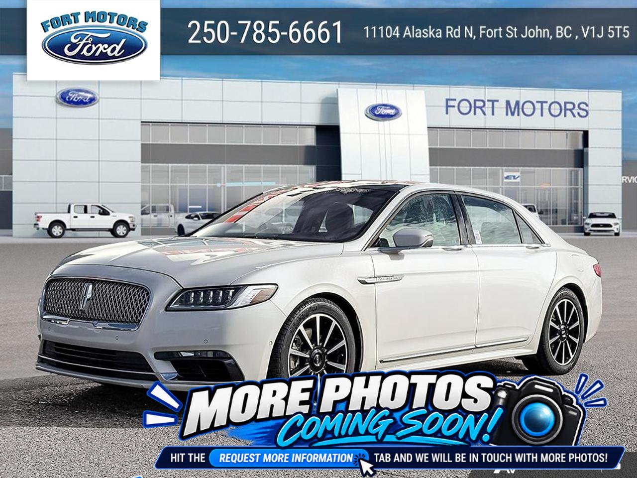 Star White 2017 Lincoln Continental Sedan All-Wheel Drive Automatic