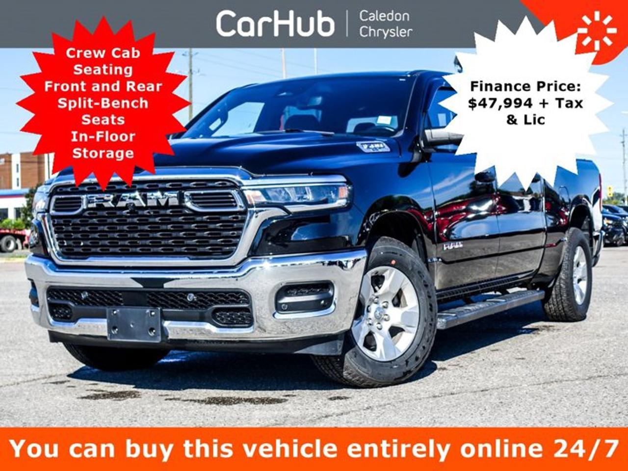 2025 RAM 1500 Tradesman SXT 6'4" Box 3.0L Hurricane Twin-Turbo I-6 | SXT Appearance Group | Rear Power Sliding Window Photo0