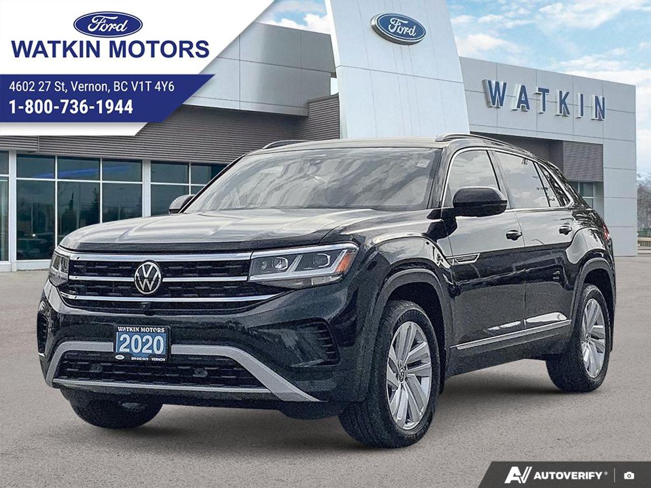 Black 2020 Volkswagen Atlas Cross Sport SUV / Crossover Automatic
