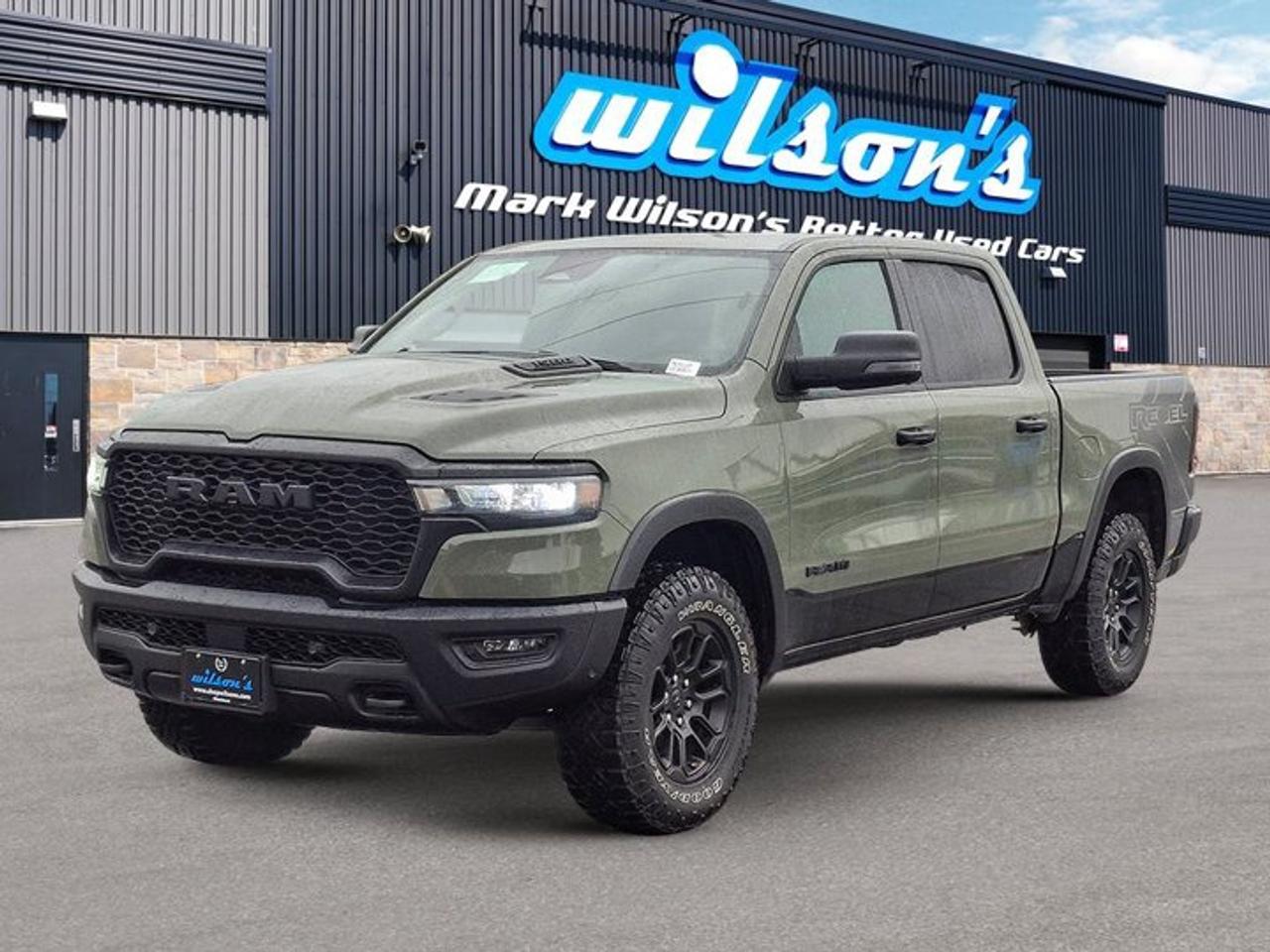 2026 RAM 1500 Rebel Crew 4X4 | 3.92 Ratio | Nav | Adaptive Cruise | Heated Wheel + Seats | BSW | CarPlay and More! Photo