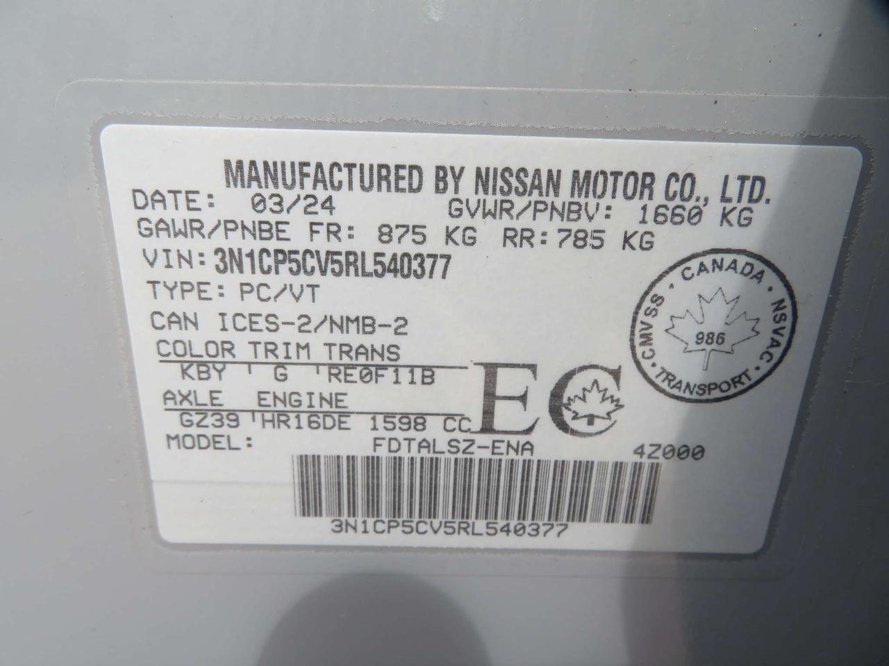 2024 Nissan Kicks SV FWD Photo