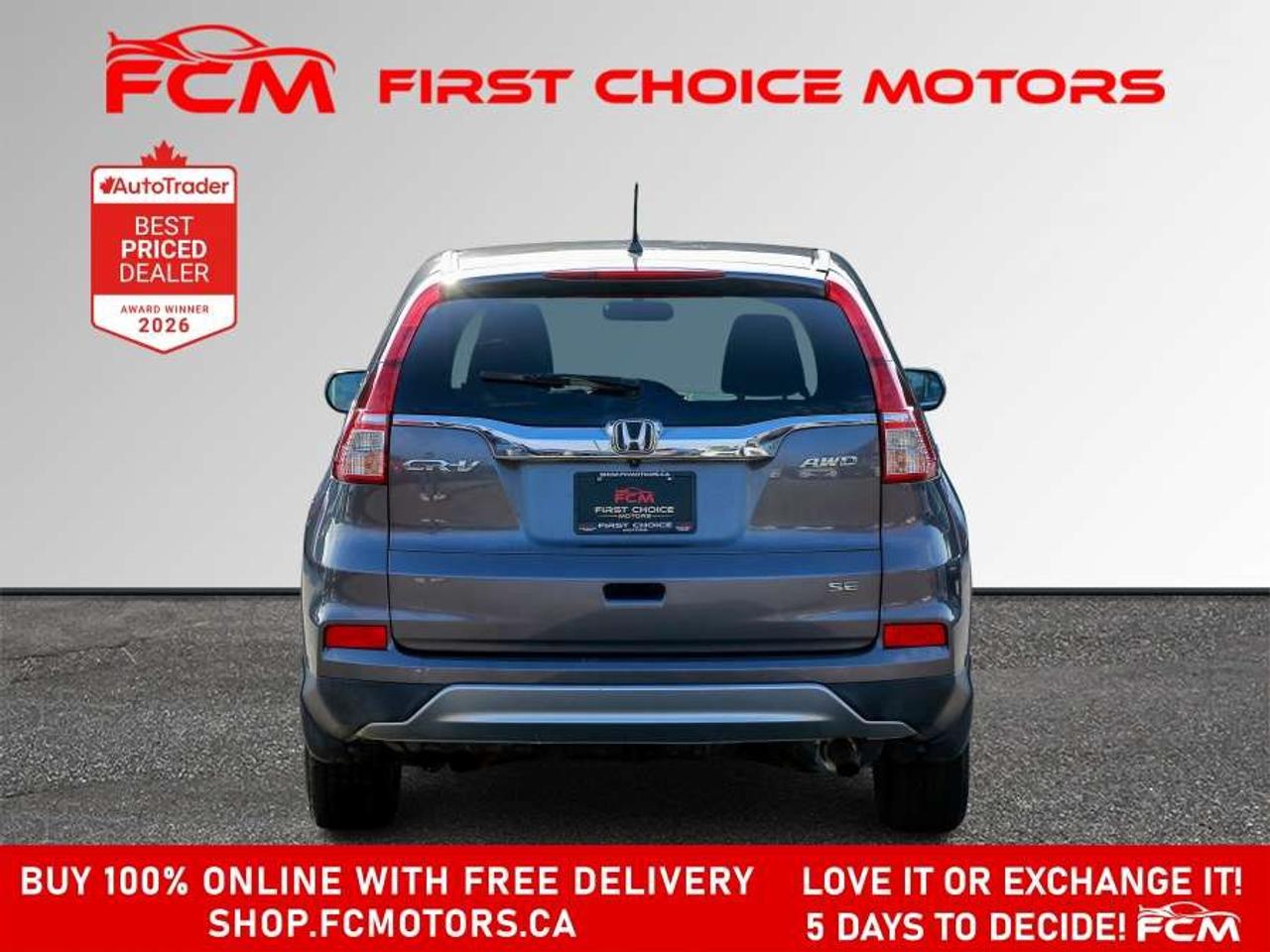 2016 Honda CR-V SE AWD   FULLY CERTIFIED WITH WARRANTY Photo