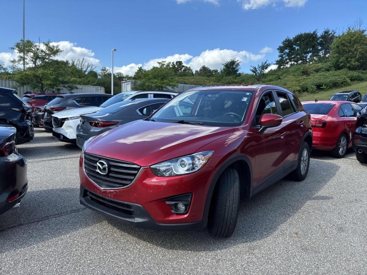 ** ** SPECIAL LIMITED TIME OFFER ** ** PURCHASE ANY VEHICLE THIS WEEK AND RECEIVE 4 BRAND-NEW ALL-SEASON TIRES AT NO ADDITIONAL COST!!! DONT MISS THIS EXCLUSIVE CHANCE TO UPGRADE YOUR RIDE AND STAY PREPARED FOR ANY WEATHER!!!       EXCITING NEWS FROM FIRST CHOICE MOTORS! Our brand-new online showroom is now open to the public, bringing the ultimate car shopping experience right to your fingertips! Enjoy a 100% online car shopping experience, with over 500 certified vehicles in stock, comprehensive protection plans, and thousands of new auto parts & accessories available! Plus, for a limited time, were offering FREE deliveries across Ontario on all vehicle purchases! Dont miss outvisit Shop.fcmotors.ca to find and upgrade your perfect vehicle today!      Welcome to First Choice Motors, the largest car dealership in Toronto of pre-owned cars, SUVs, and vans priced between $5000-$15,000. With an impressive inventory of over 300 vehicles in stock, we are dedicated to providing our customers with a vast selection of affordable and reliable options.       Were thrilled to offer a used 2016 Mazda CX-5 GS Skyactiv, red color with 178,000km (STK#10230) This vehicle was $12990 NOW ON SALE FOR $11990. It is equipped with the following features:   - Automatic Transmission   - Sunroof   - Heated seats   - Navigation   - Bluetooth   - Reverse camera   - Alloy wheels   - Power windows   - Power locks   - Power mirrors   - Air Conditioning      At First Choice Motors, we believe in providing quality vehicles that our customers can depend on. All our vehicles come with a 36-day guarantee on all safety related items. We also offer additional warranty options up to 5 years for our customers who want extra peace of mind.      Furthermore, all our vehicles are sold fully certified with brand new brakes rotors and pads, a fresh oil change, and brand new set of all-season tires installed & balanced. You can be confident that this car is in excellent condition and ready to hit the road.      At First Choice Motors, we believe that everyone deserves a chance to own a reliable and affordable vehicle. Thats why we offer financing options with low interest rates starting at 7.9% O.A.C. Were proud to approve all customers, including those with bad credit, no credit, students, and even 9 socials. Our finance team is dedicated to finding the best financing option for you and making the car buying process as smooth and stress-free as possible.      Our dealership is open 7 days a week to provide you with the best customer service possible. We carry the largest selection of used vehicles for sale under $9990 in all of Ontario. We stock over 300 cars, mostly Hyundai, Chevrolet, Mazda, Honda, Volkswagen, Toyota, Ford, Dodge, Kia, Mitsubishi, Acura, Lexus, and more. With our ongoing sale, you can find your dream car at a price you can afford. Come visit us today and experience why we are the best choice for your next used car purchase!      All prices include $22.00 OMVIC Fee.  Excludes, license plates, ownership registration and ONTARIO HST (13%)   *No Credit Card payments can be accepted for Vehicle Purchases*    *No Credit Card payments can be accepted for Vehicle Purchases*