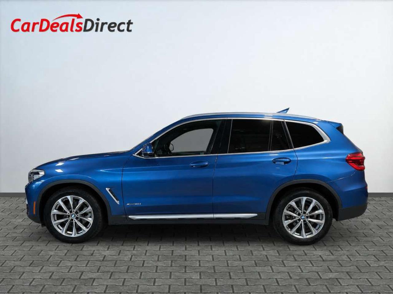2018 BMW X3 xDrive30i AWD  Phytonic Blue Metallic on Mocha Vernasca Leather   Sun/Panoramic roof   NAVI   Heated Seats  Apple CarPlay Photo