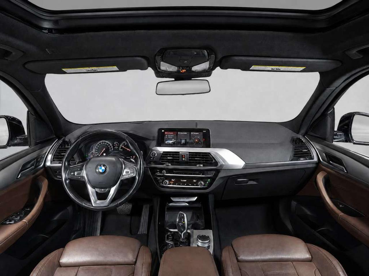 2018 BMW X3 xDrive30i AWD  Phytonic Blue Metallic on Mocha Vernasca Leather   Sun/Panoramic roof   NAVI   Heated Seats  Apple CarPlay Photo