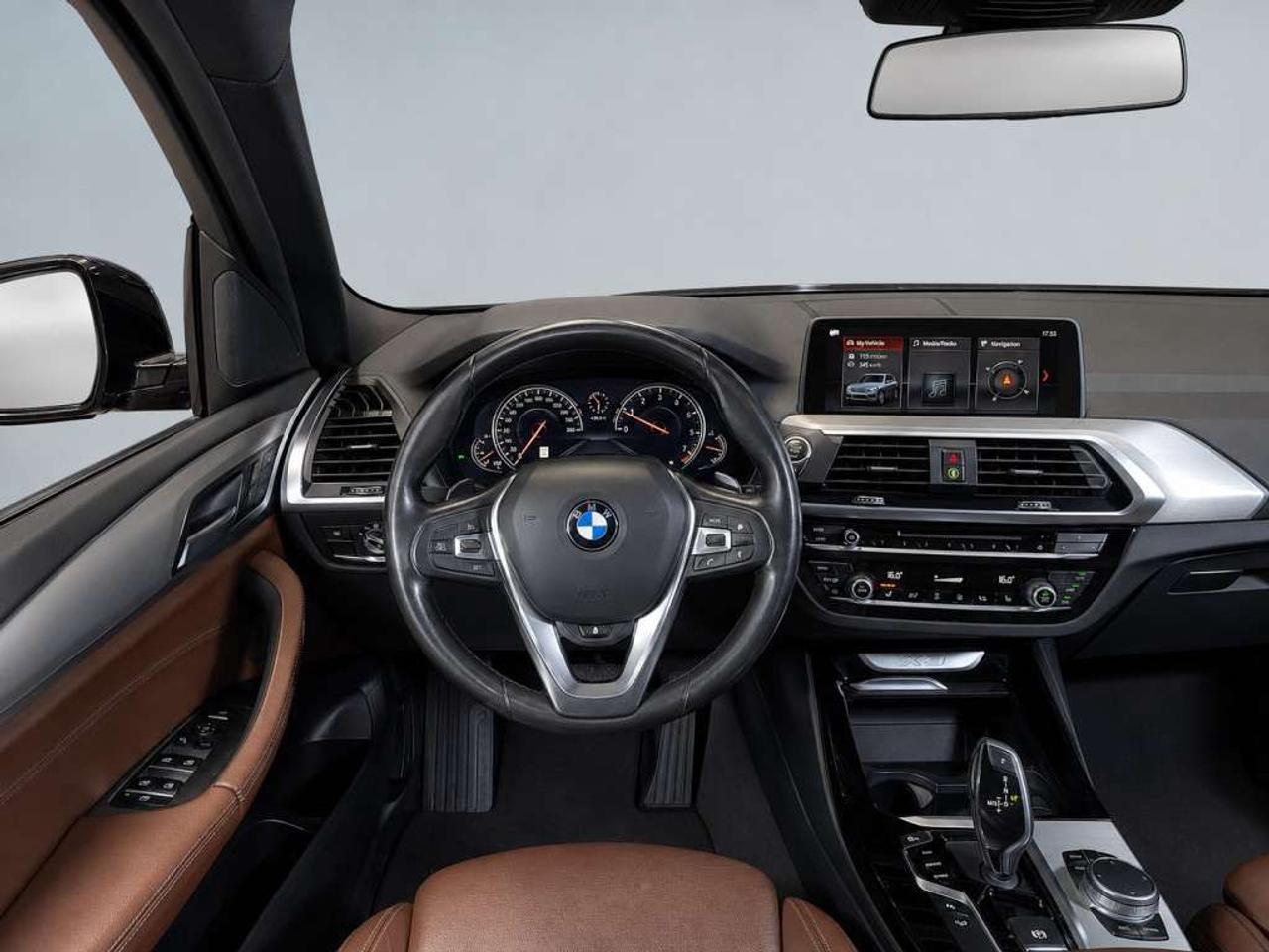 2018 BMW X3 xDrive30i AWD  Phytonic Blue Metallic on Mocha Vernasca Leather   Sun/Panoramic roof   NAVI   Heated Seats  Apple CarPlay Photo