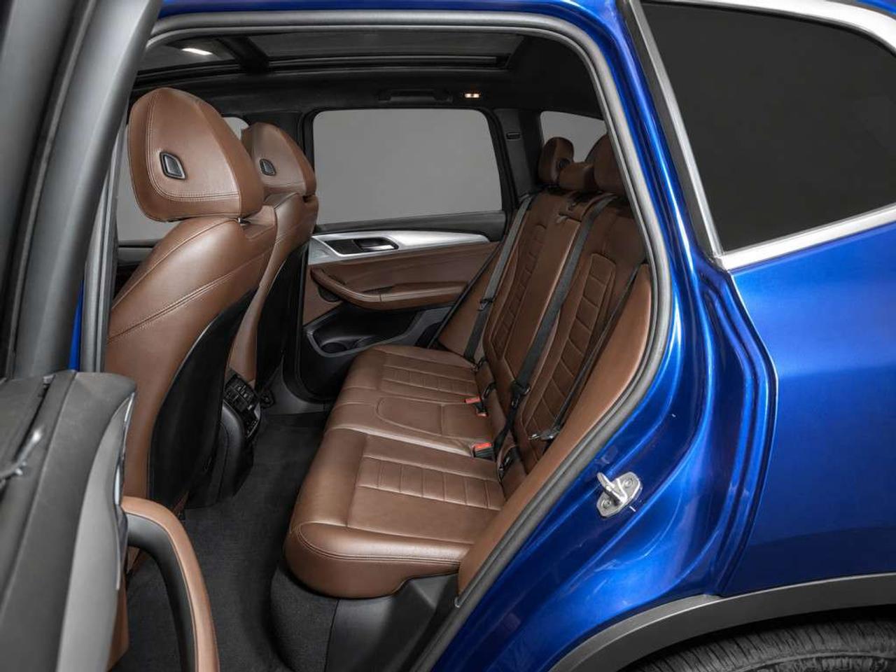 2018 BMW X3 xDrive30i AWD  Phytonic Blue Metallic on Mocha Vernasca Leather   Sun/Panoramic roof   NAVI   Heated Seats  Apple CarPlay Photo