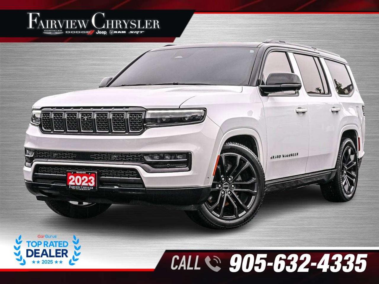 2023 Jeep Grand Wagoneer Series II Obsidian 4x4 6.4L HEMI   OBSIDIAN   SUNROOF   DUAL REAR SCREENS   LEATHER   NAVIGATION   APPLE CARPLAY Photo