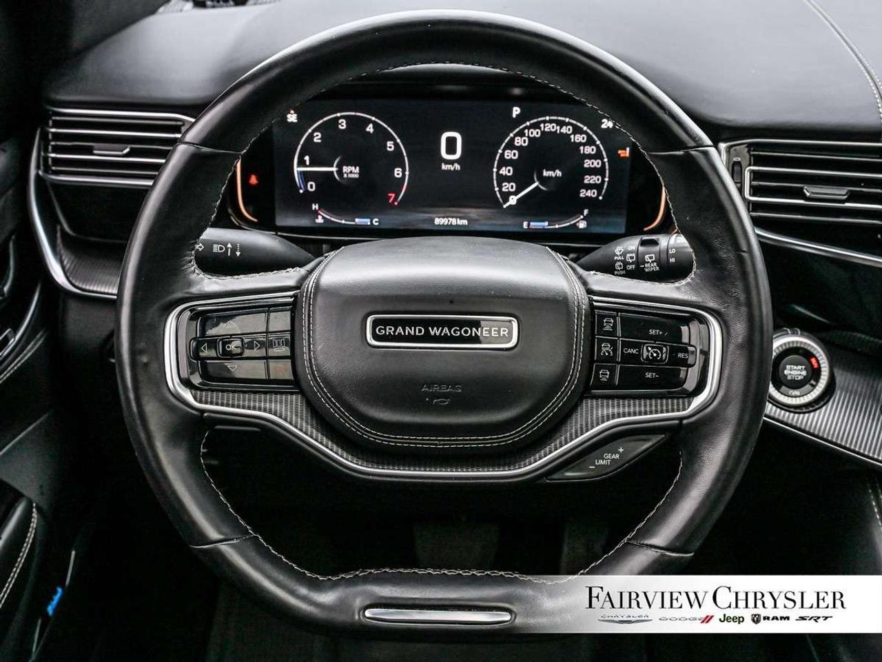 2023 Jeep Grand Wagoneer Series II Obsidian 4x4 6.4L HEMI   OBSIDIAN   SUNROOF   DUAL REAR SCREENS   LEATHER   NAVIGATION   APPLE CARPLAY Photo