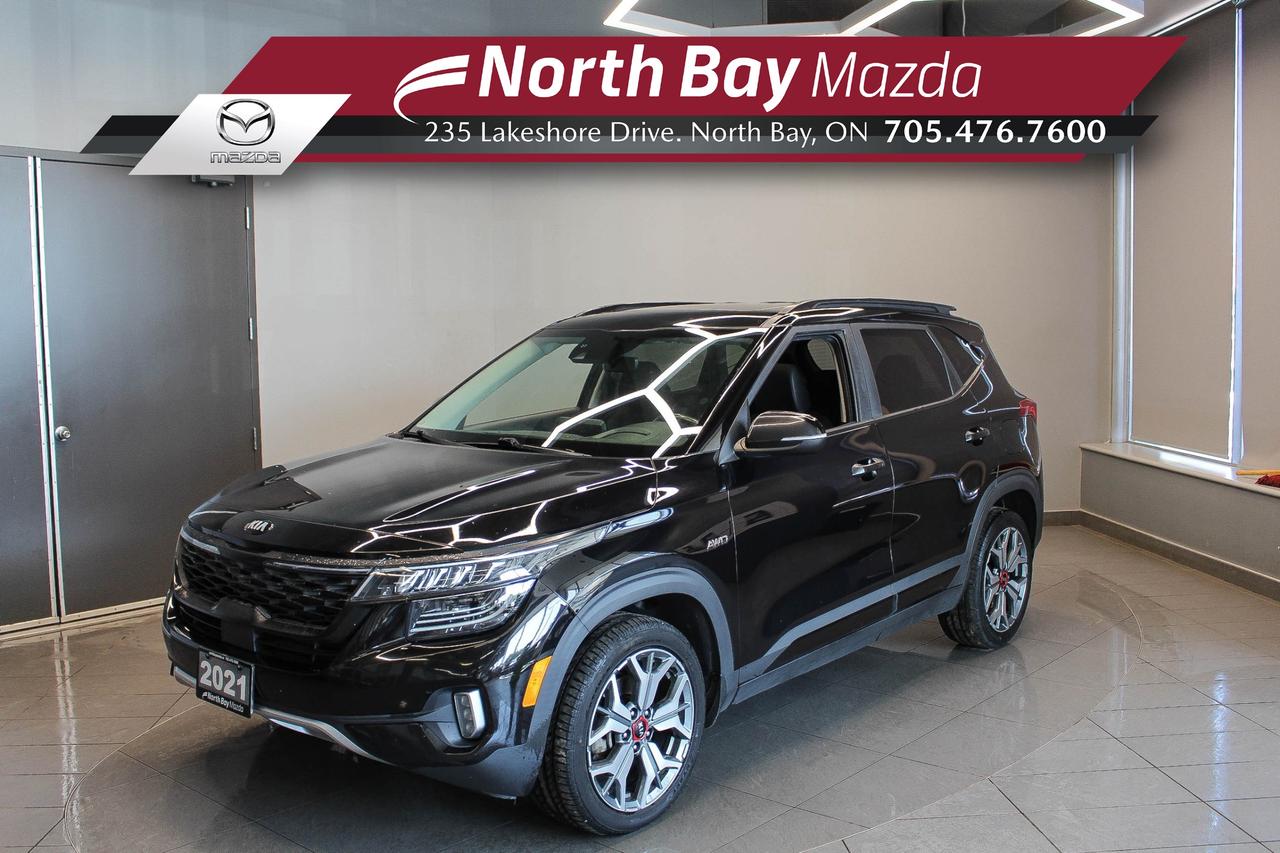 Used 2021 Kia Seltos SX Turbo HEATED/VENTILATED SEATS - LEATHER SEATS - BOSE AUDIO for sale in North Bay, ON