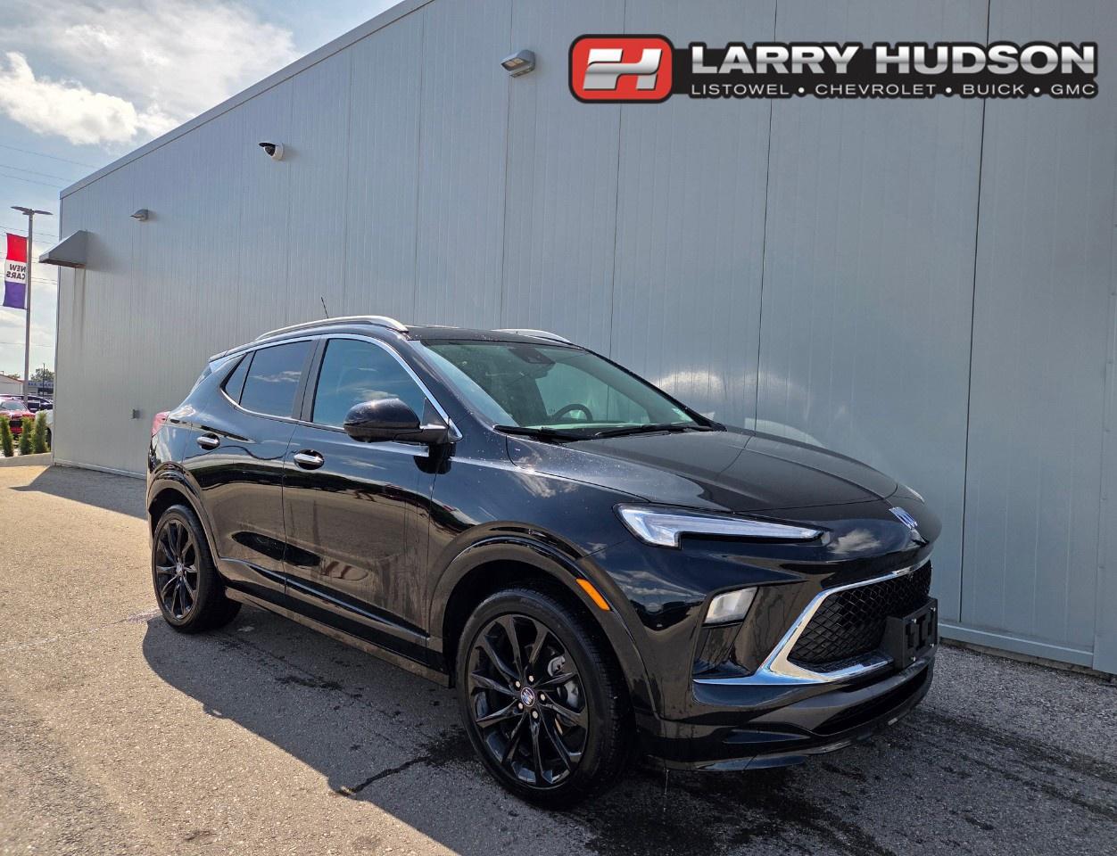 <p><span style=color:rgb( 0 , 0 , 0 )>This Buick Encore GX Sport Touring features a Ecotec 1.3L L3 Turbo Engine, 9-Speed Automatic Transmission, All Wheel Drive, Ebony Twilight Metallic Exterior, Ebony Leather Interior, Powered Moonroof, Heated Front Bucket Seats, 8-way Power Adjustable Driver Seat, 4-way Manually Adjustable Passenger Seat, 40/60 Split Folding Rear Bench Seats, Keyless Entry/ Remote Start, Push Button Start, HD Surround Vision, Rear Park Assist, Lane Keep Assist with Lane Departure Warning, Side Blind Zone Alert, Forward Collision Alert, Rear Cross Traffic Alert, Automatic Emergency Braking, Flat Bottom Heated Steering Wheel, Tilt/ Telescopic Steering Column, 11 Diagonal HD Colour Touch Screen Buick Infotainment System, Apple Carplay/ Android Auto, Bluetooth, Wireless Charging, Teen Driver Settings, Air Conditioning, Powered Liftgate, Power Adjustable Heated Exterior Mirrors, Stabiltrak Stability Control System with Traction Control, LED Headlamps, LED Taillamps, Intellibeam Auto High Beams, Chrome Roof Rack Side Rails, Tire Pressure Monitoring System, 19 Gloss Black Aluminum Wheels, Onstar Services Available, Onstar 4G LTE Wi-Fi Hotspot Capable, SiriusXM Satellite Radio Services Available.</span></p><p></p><p><span style=color:rgb( 0 , 0 , 0 )><em>The Larry Hudson Group is a family run automotive organization that has enjoyed growth for over 42 years of business. We have a great selection of new inventory and what we feel are the best reconditioned used cars in Ontario. Hudsons NEED your trade. We can offer you top market value for your current vehicle. Please come and partake in a great buying experience with the Larry Hudson Group in Listowel. FREE CarFax report available with every used vehicle!</em></span></p>
